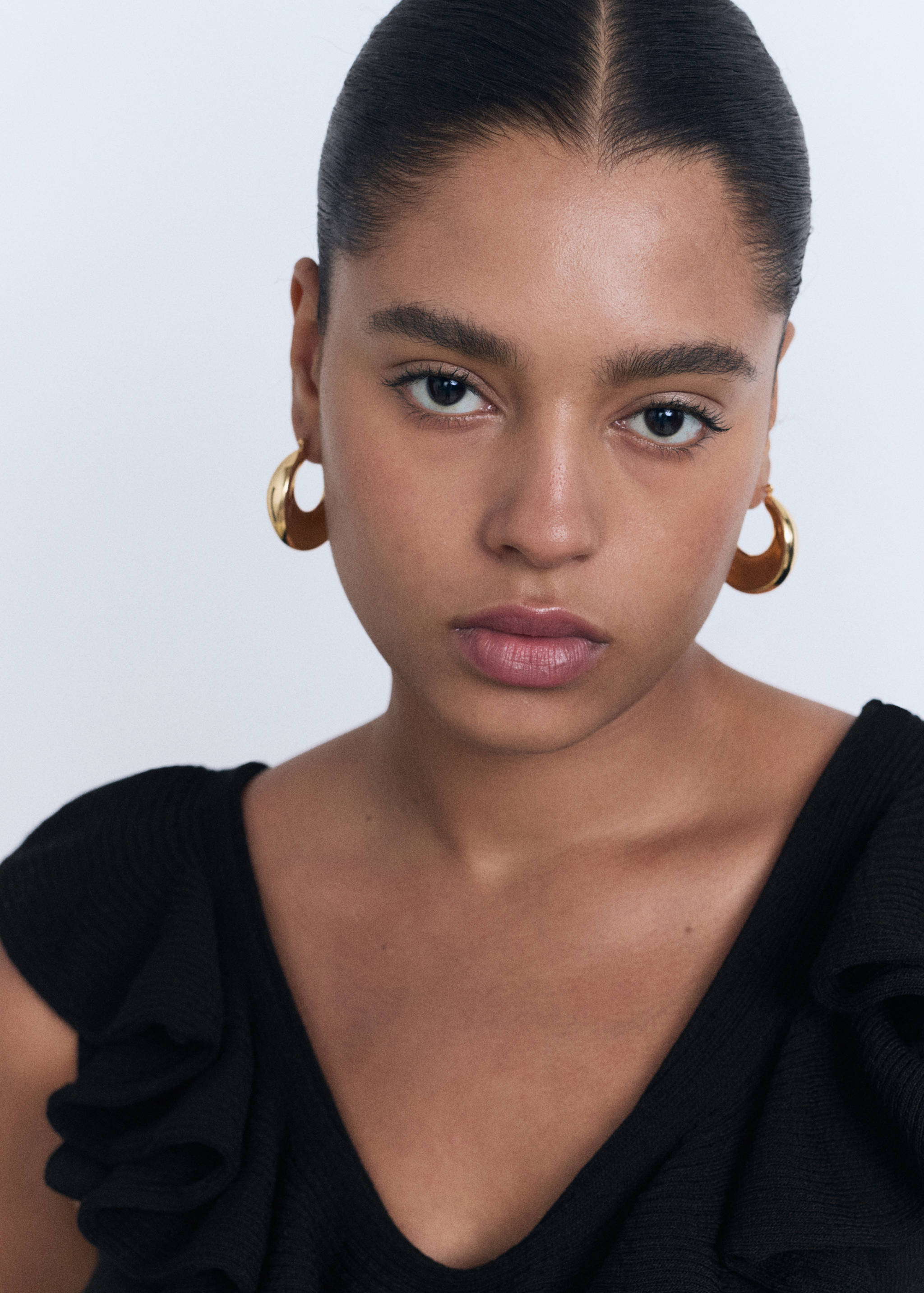 Ruffle knit top - Details of the article 4