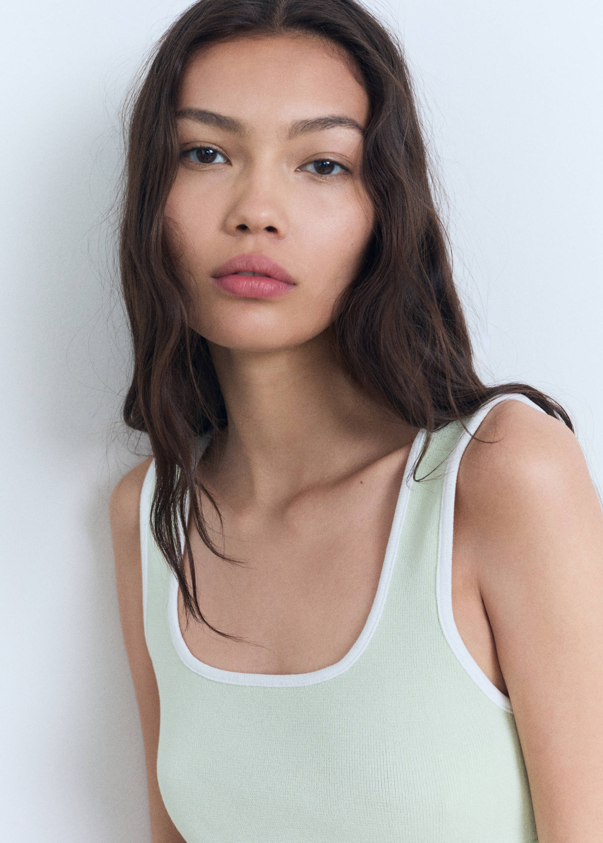 Top maille bords contrastants - Détail de l'article 1