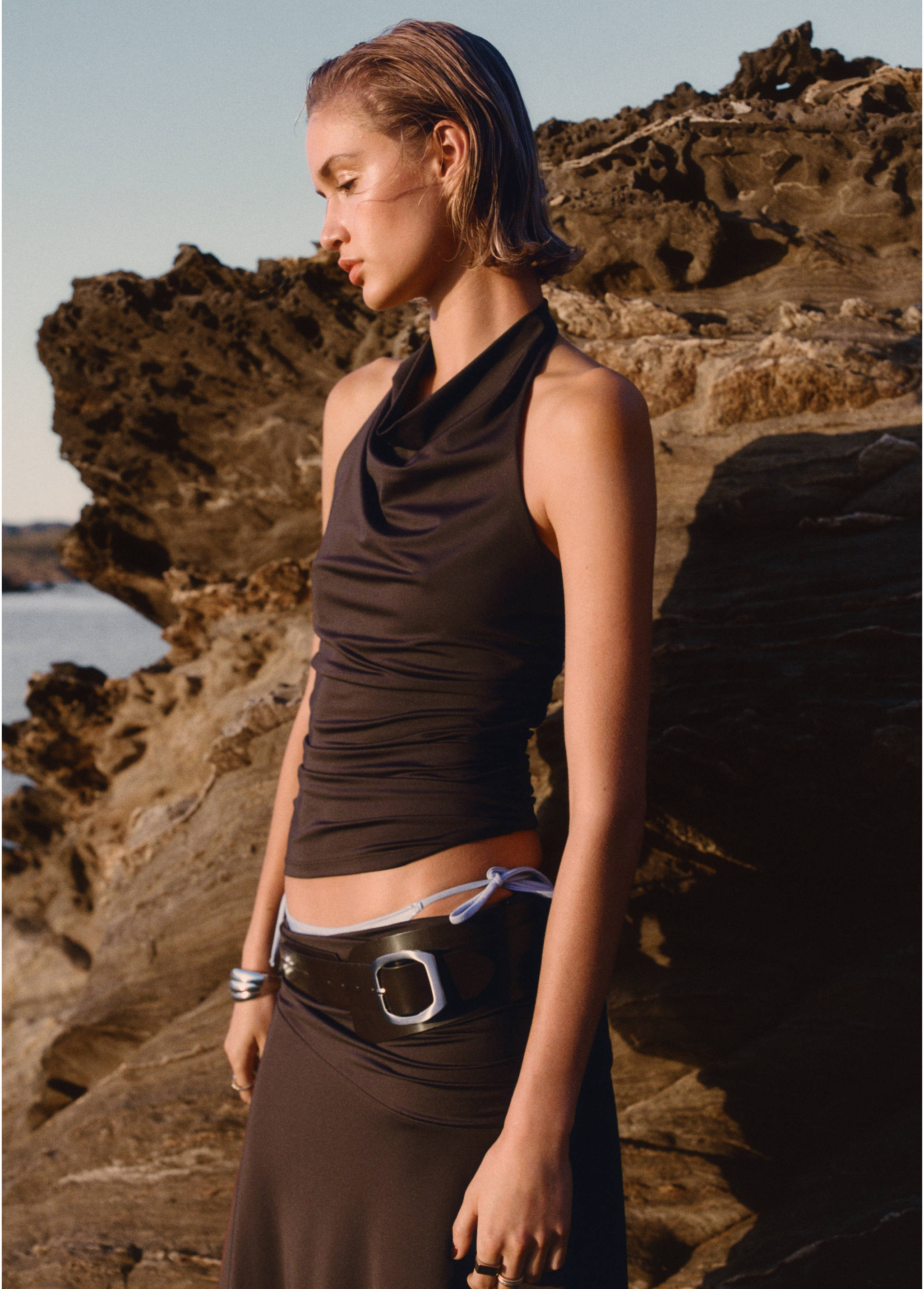 Draped halter top - Details of the article 6