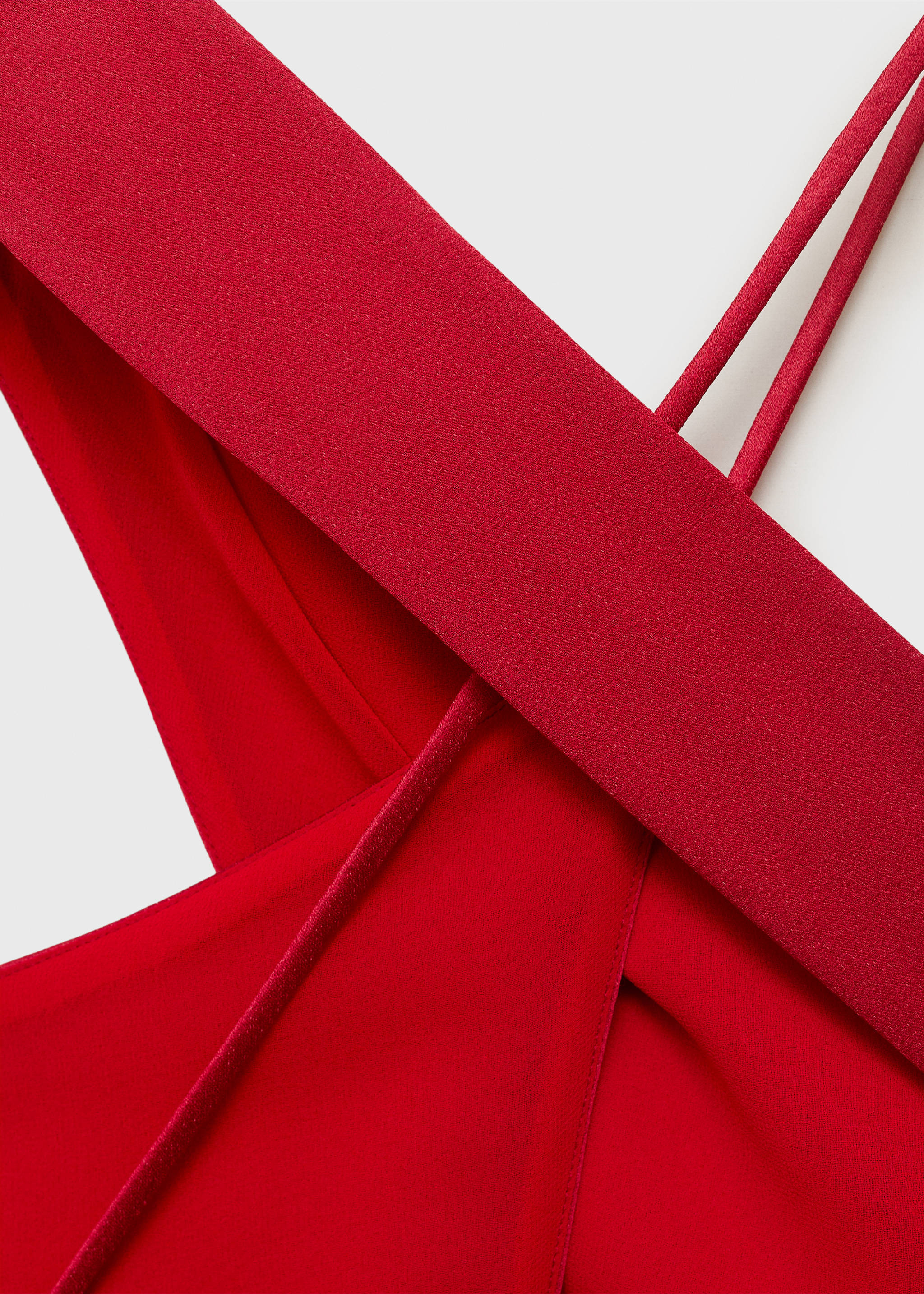 Robe cache-cœur ouverture - Détail de l'article 0, Rouge. Ref: 17011272-00.