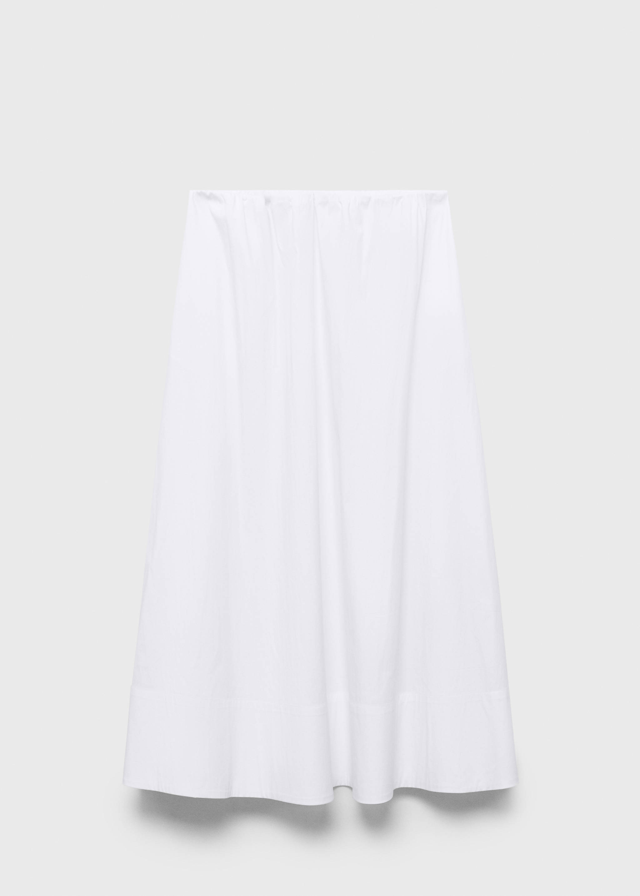 Flared cotton skirt - Article without model