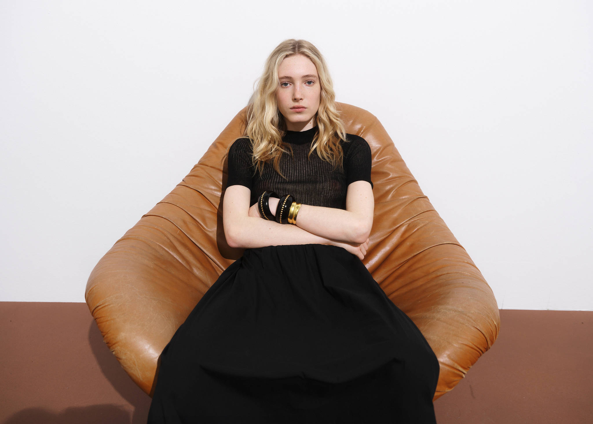 Flared cotton skirt - Panoramic plane