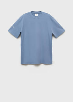 T-shirt with printed patch — Blue 6