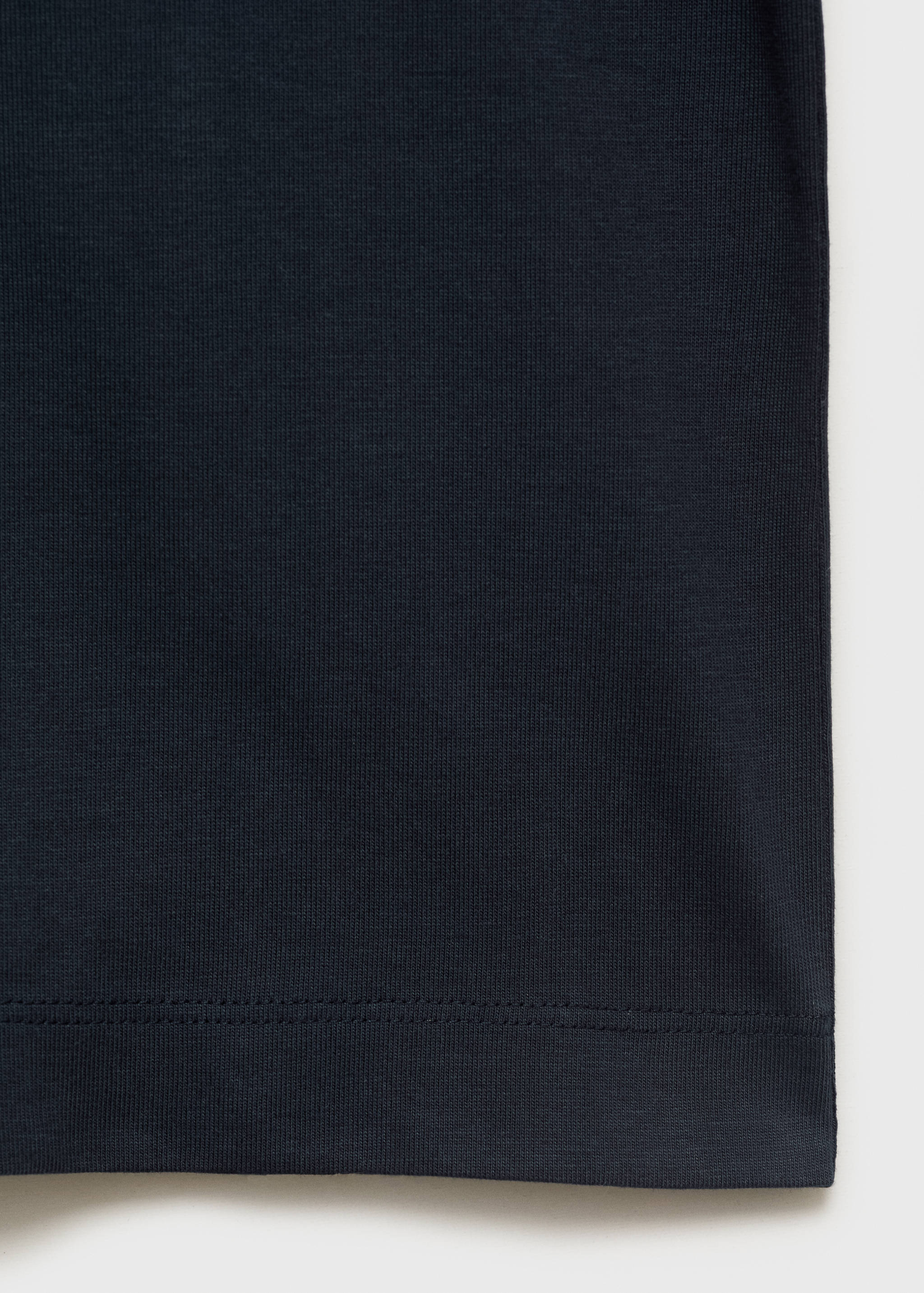 100% cotton t-shirt with embroidered detail - Details of the article 8