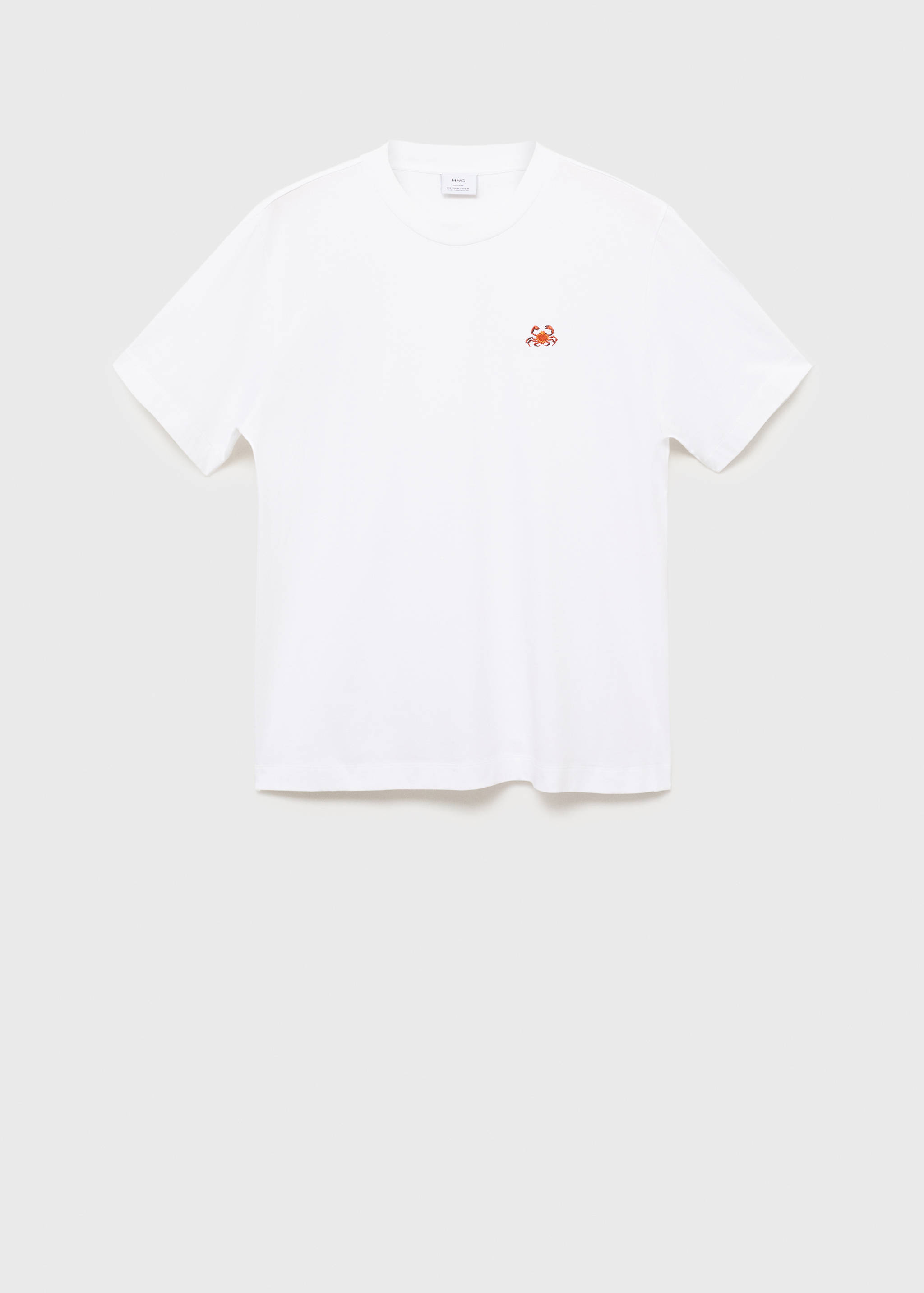 Camiseta 100% algodón detalle bordado - Artículo sin modelo