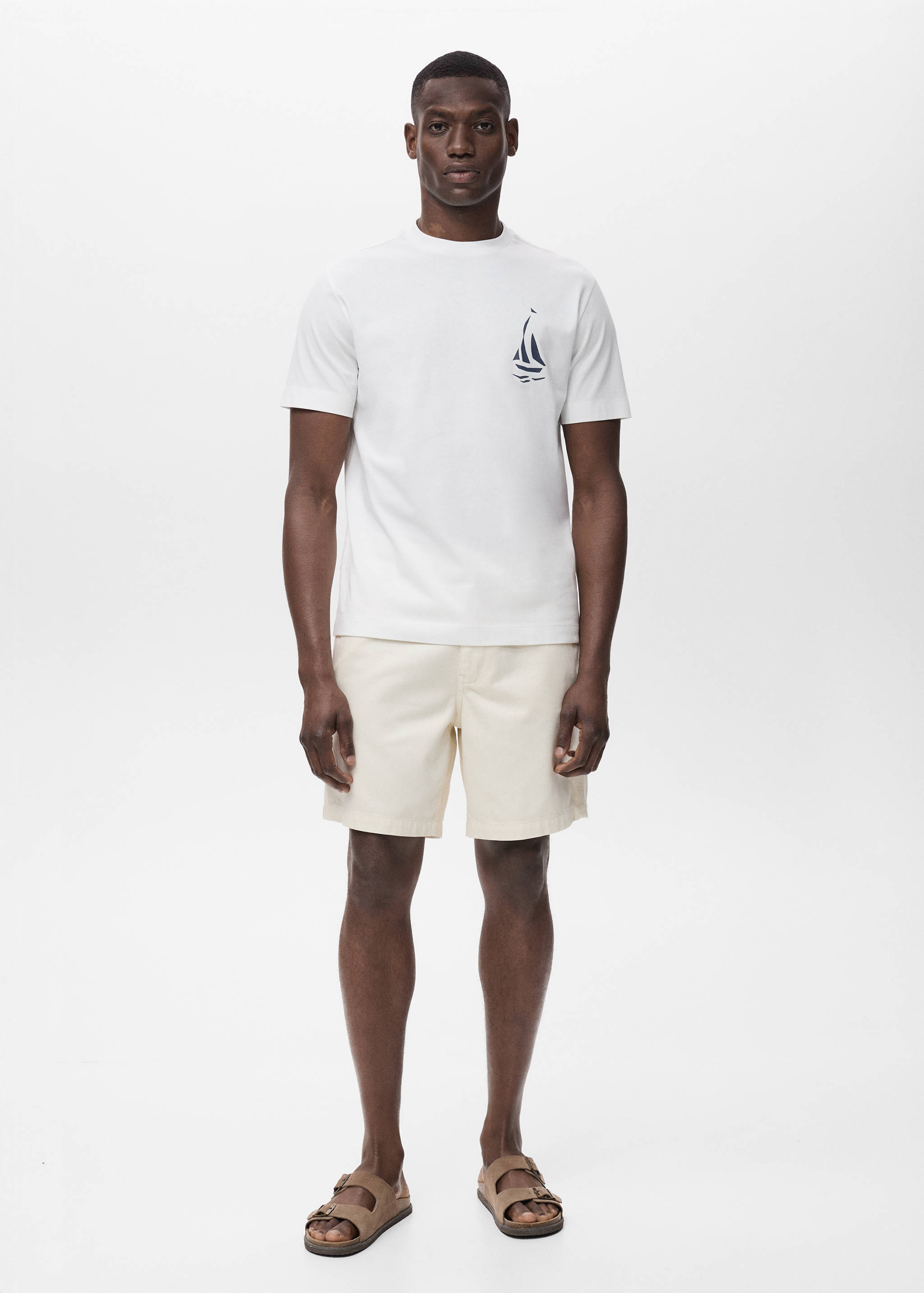 100% cotton printed t-shirt - General plane