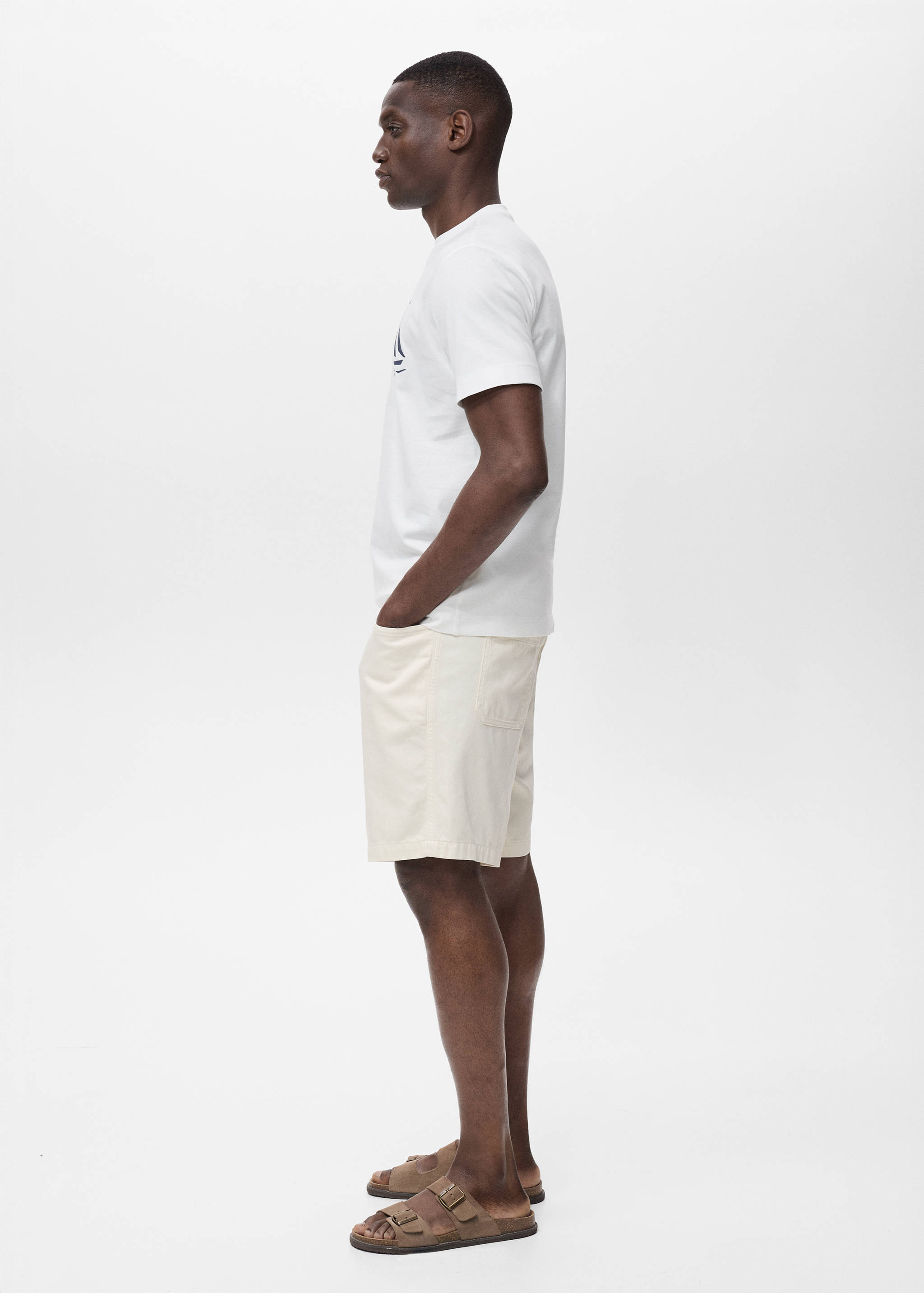 100% cotton printed t-shirt - Details of the article 2