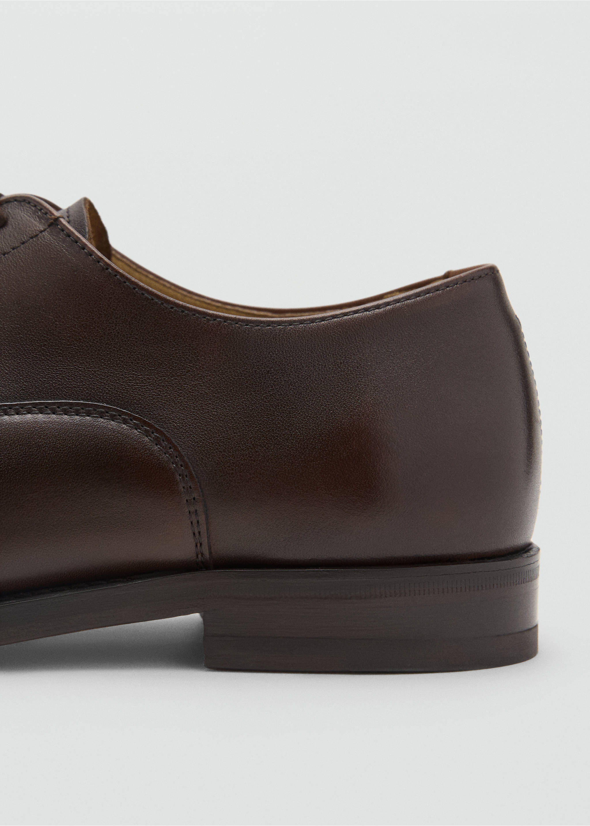 Zapato estilo Oxford piel - Detalle del artículo 1, Marrón. Ref: 17011284-00.