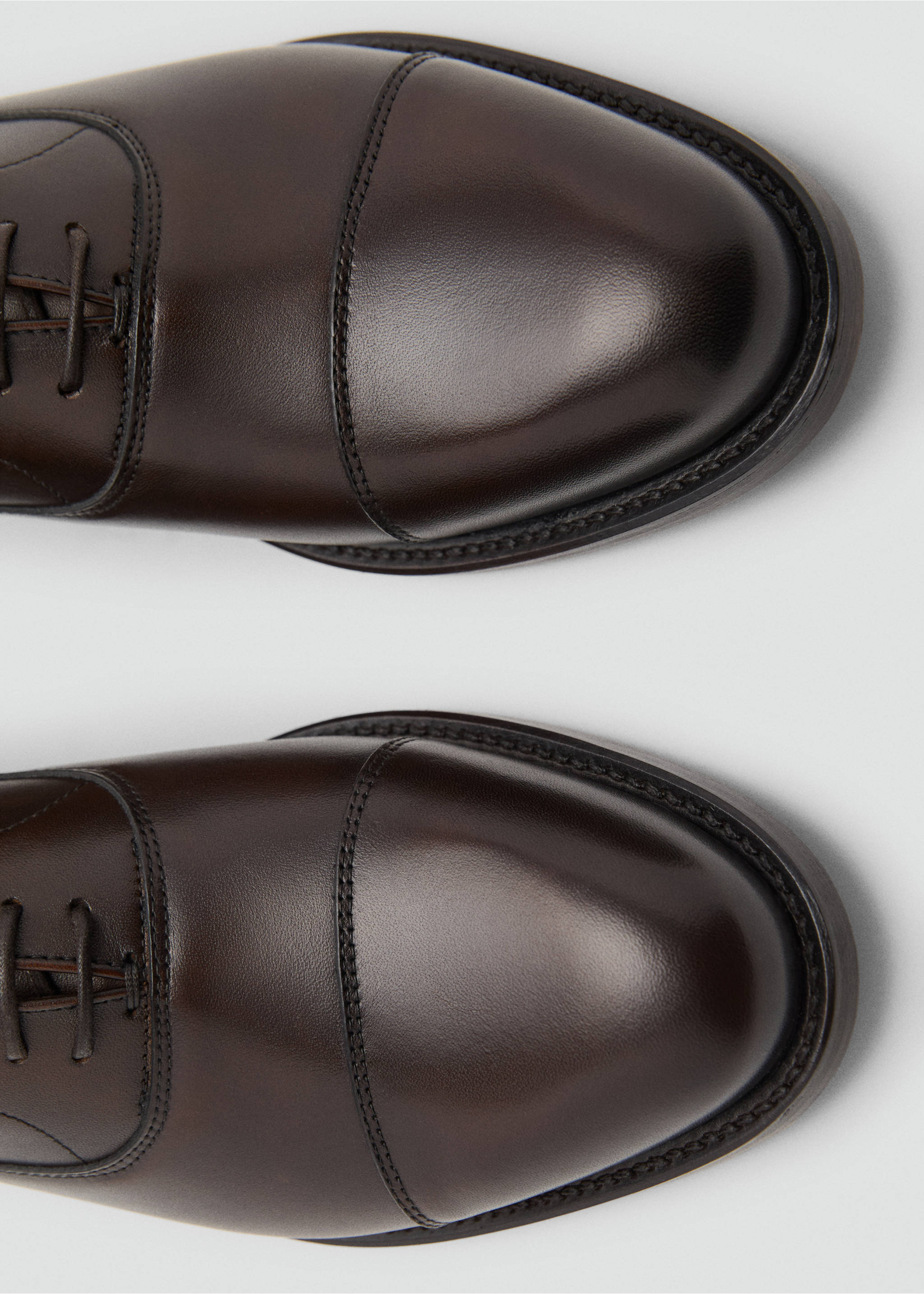 Zapato estilo Oxford piel - Detalle del artículo 2, Marrón. Ref: 17011284-00.
