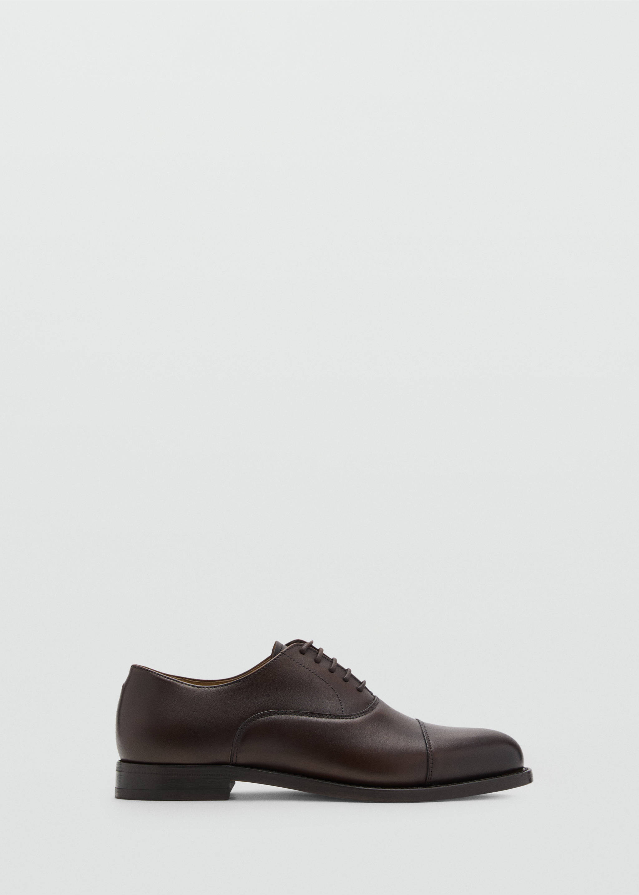 Zapato estilo Oxford piel - Artículo sin modelo, Marrón. Ref: 17011284-00.