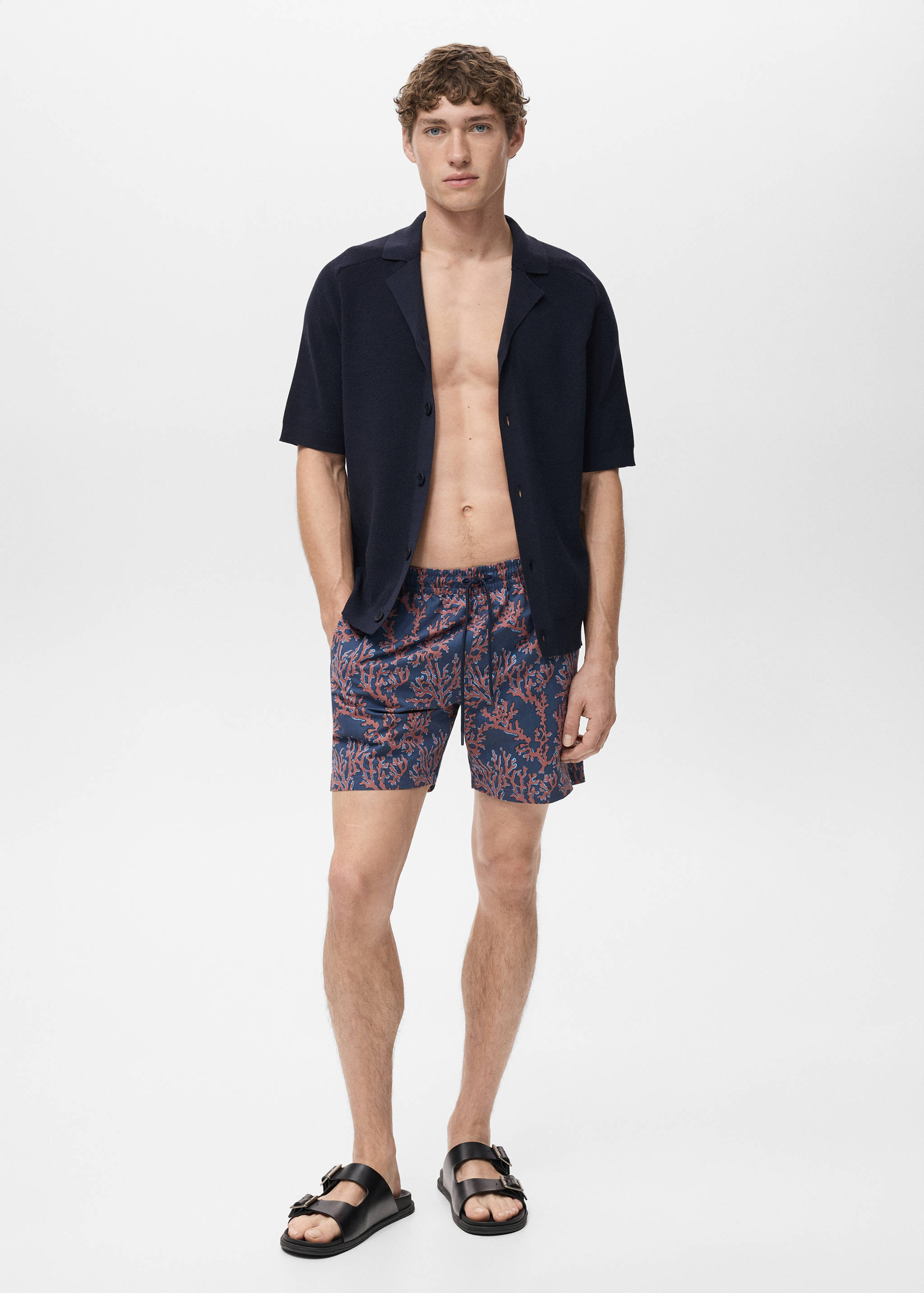 Bañador estampado corales - Plano general