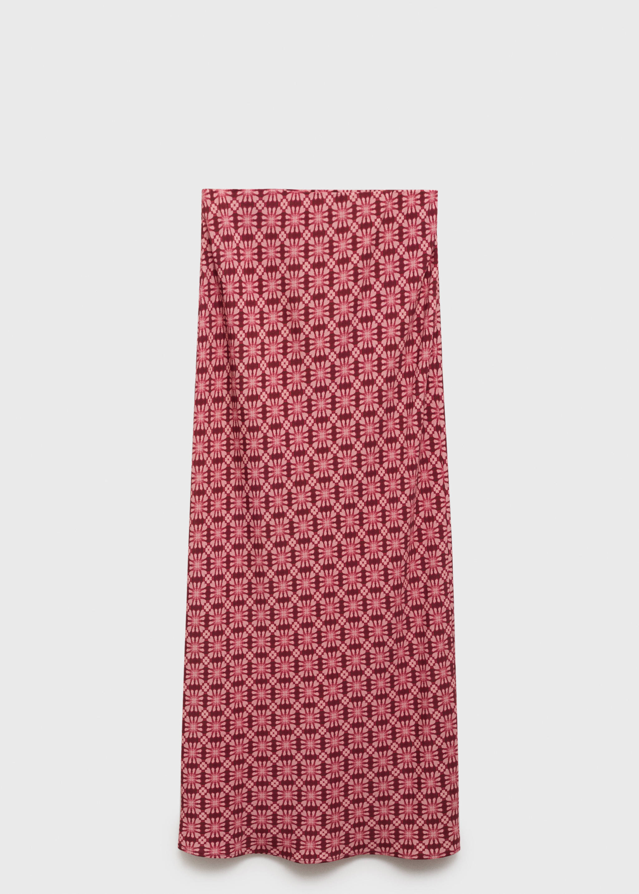 Splývavá sukně s potiskem - Zboží bez modelu