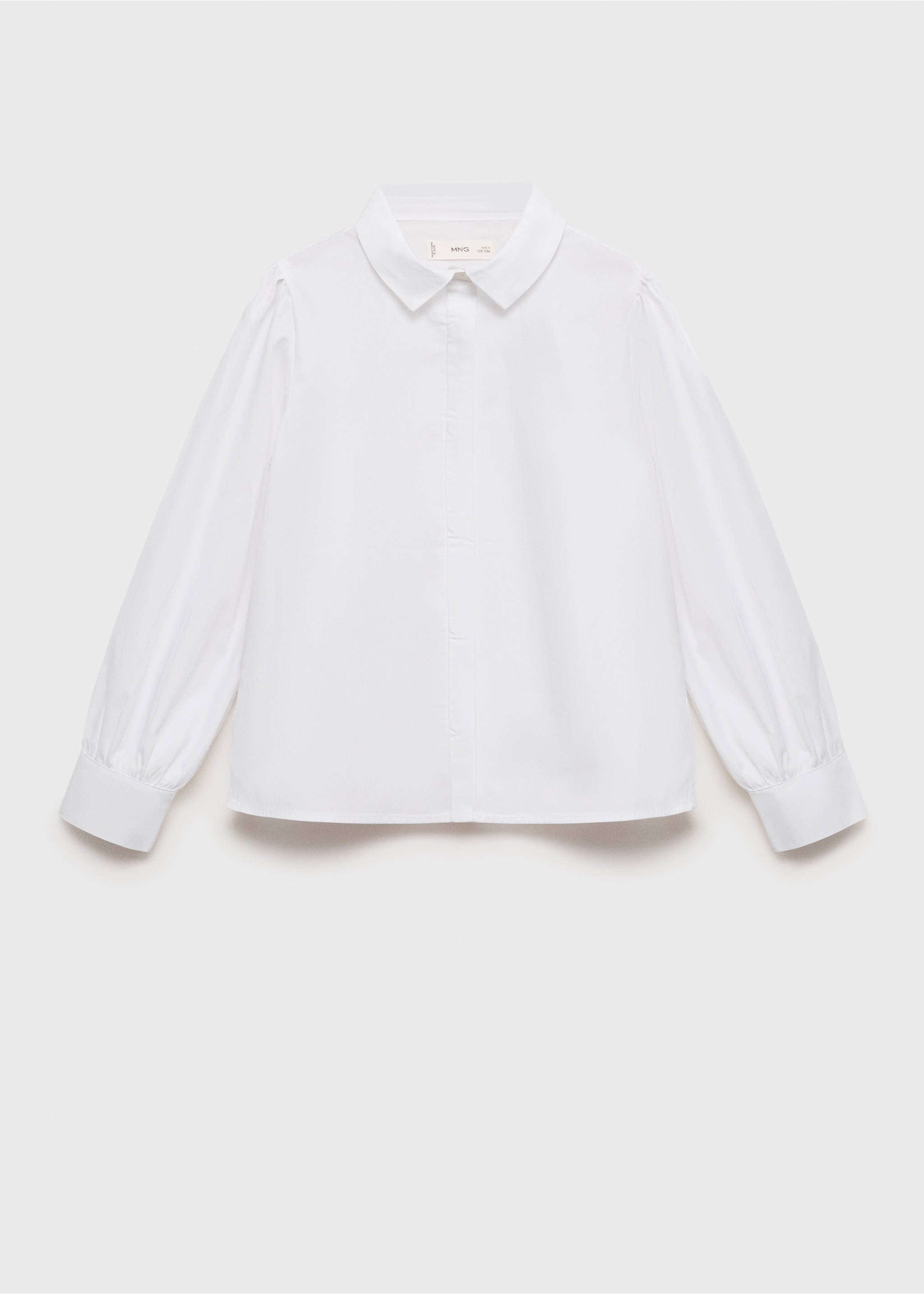 Chemise longue coton - Article sans modèle, Blanc. Ref: 17011519-00.