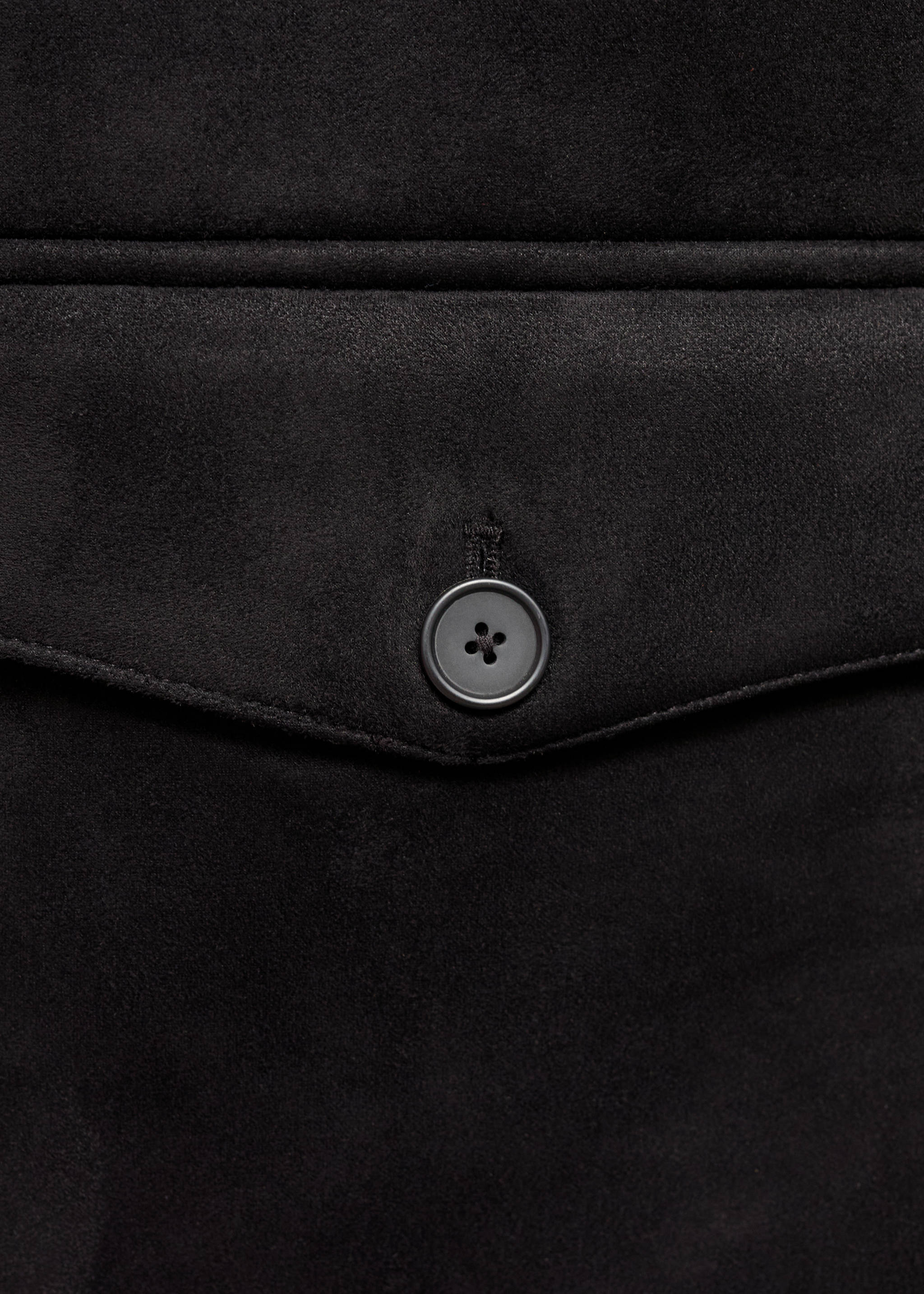 Manteau effet daim imitation mouton retourné - Détail de l'article 0