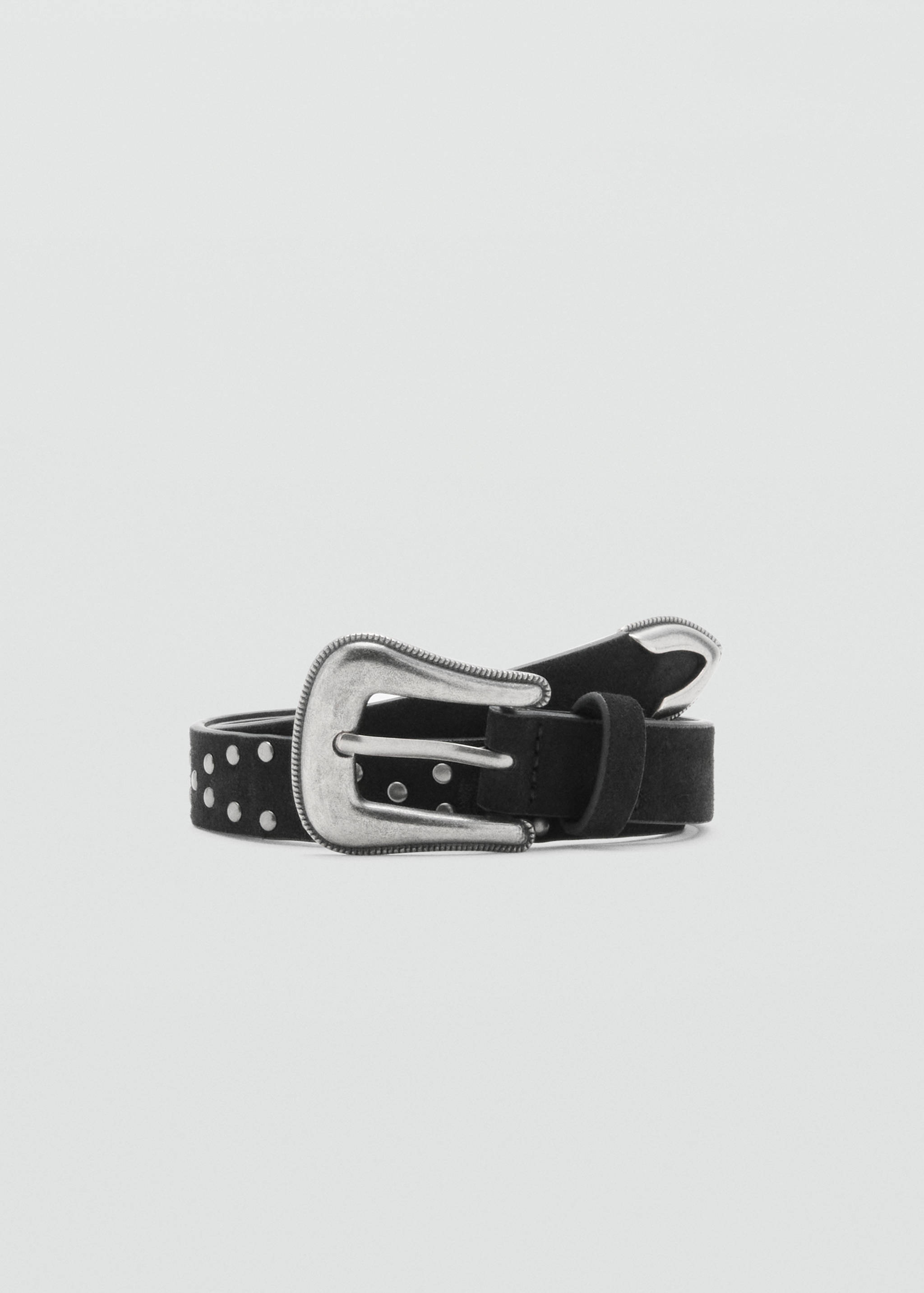 Ceinture cuir rivets - Article sans modèle