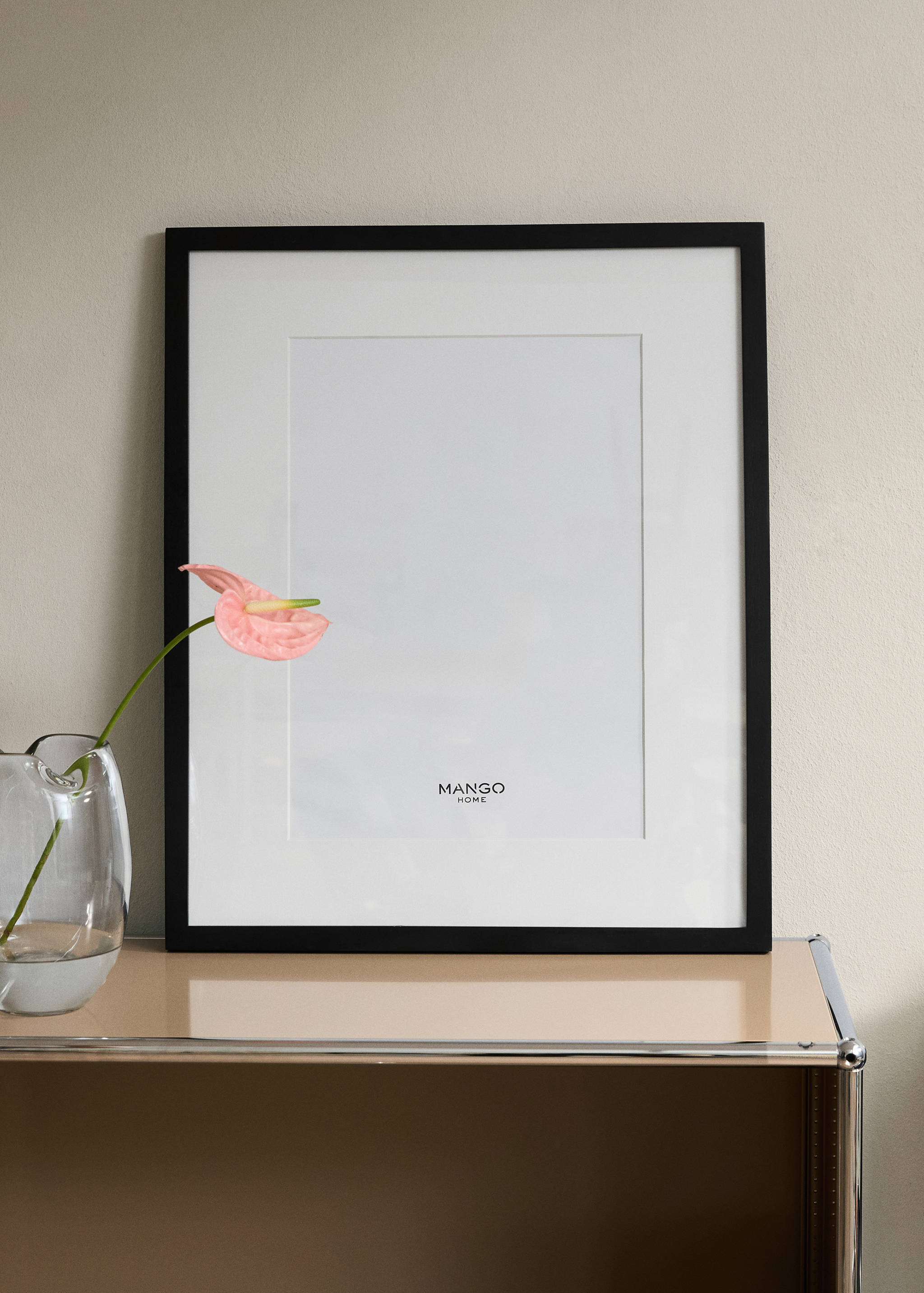 Extra large wooden passe-partout frame - General plane