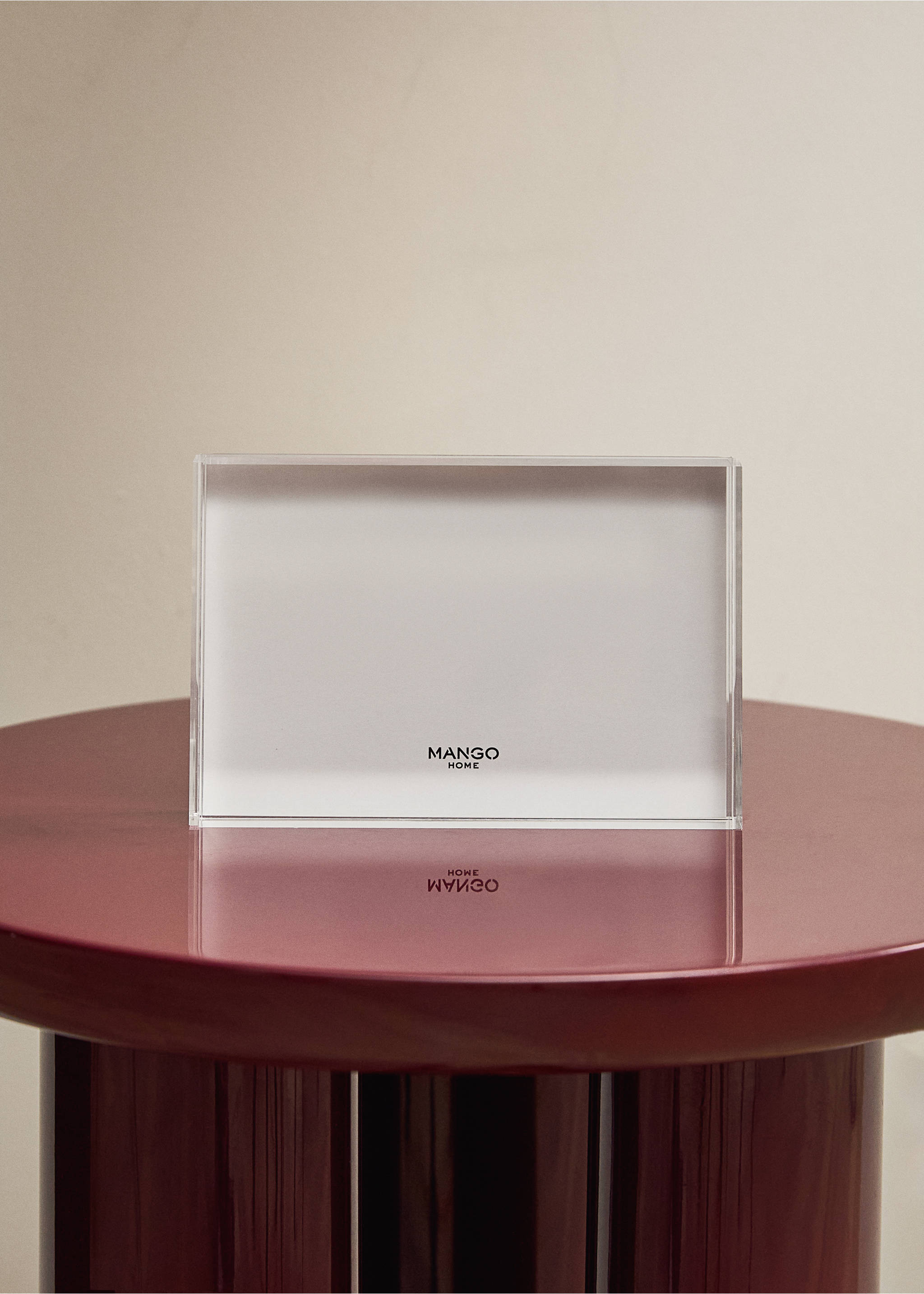 Kleine acryl lijst - Overzichtstekening, Zwart. Ref: 17011528-00.