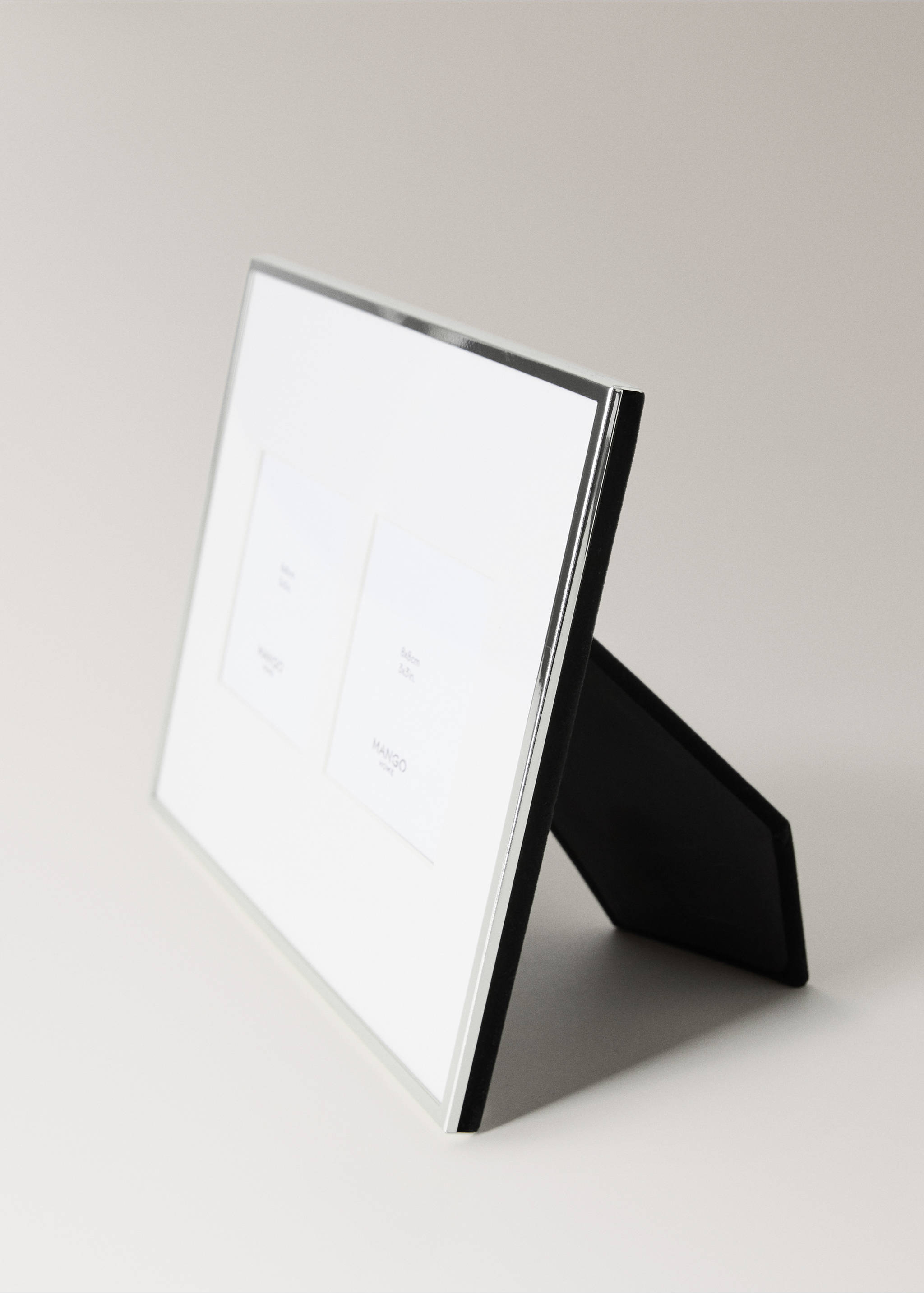 Double metal frame - Details of the article 2, Silver. Ref: 17011533-00.