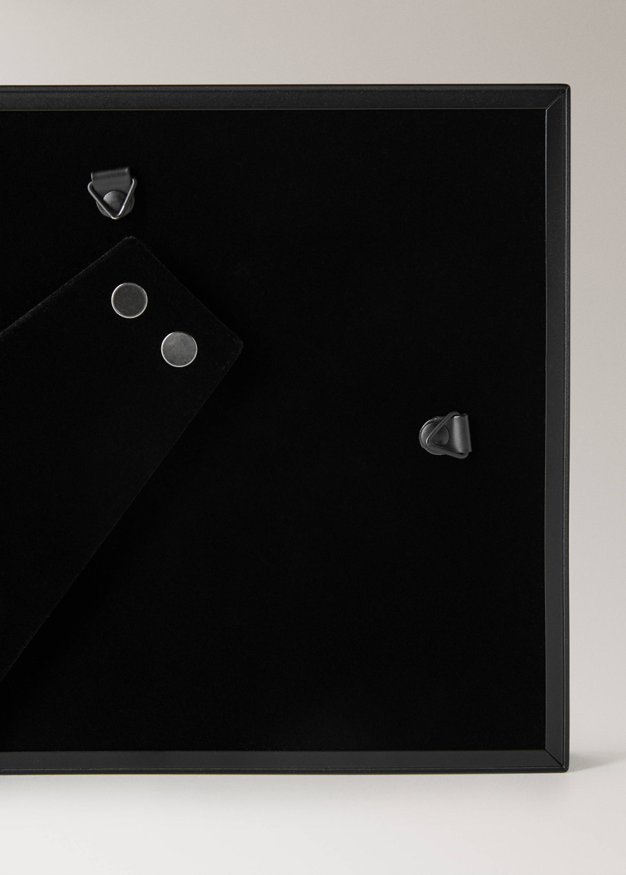 Einfarbiger rechteckiger Rahmen mit Standfuß, groß - Detail des Artikels 3