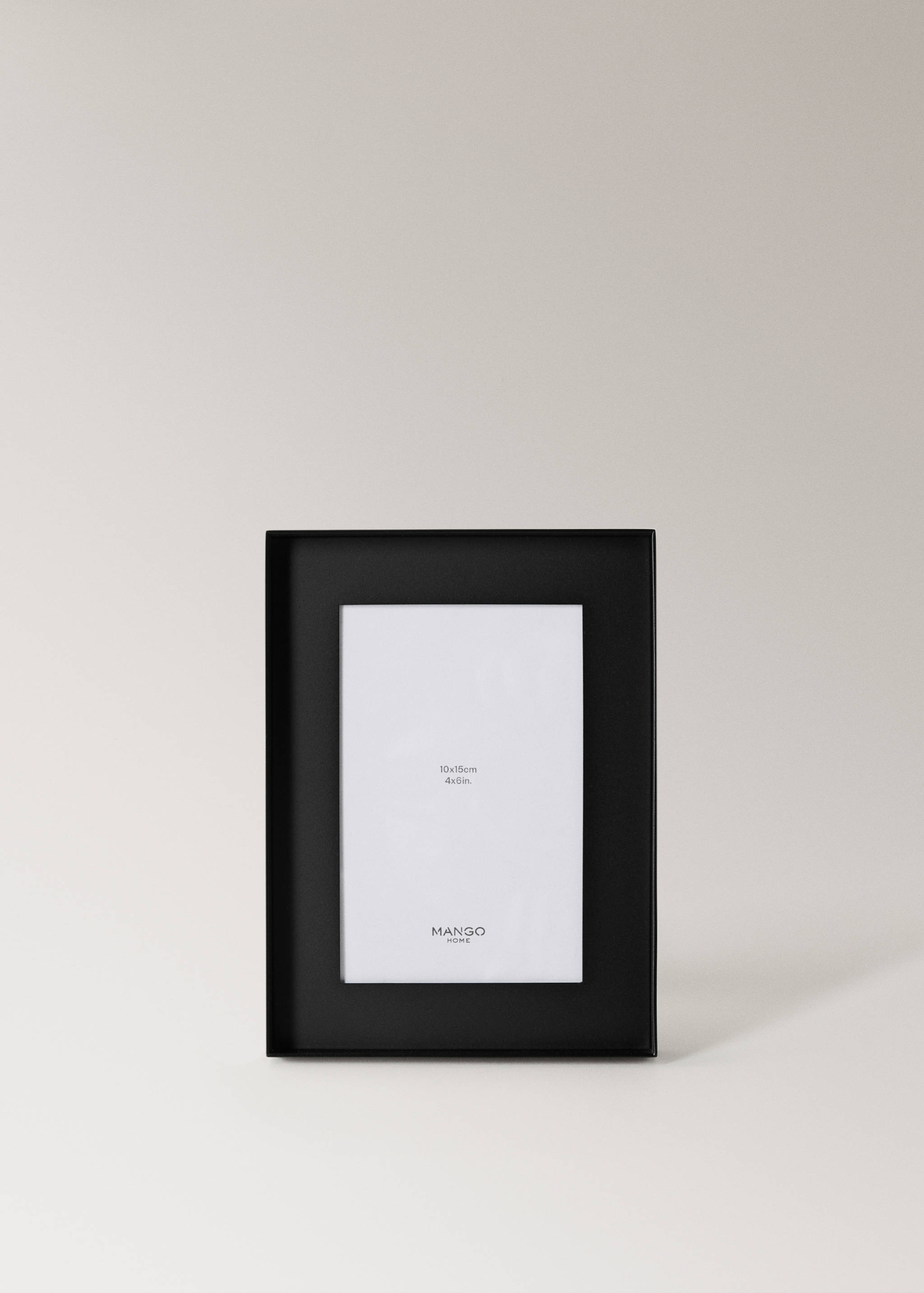 Medium plain rectangular frame with base - Article without model