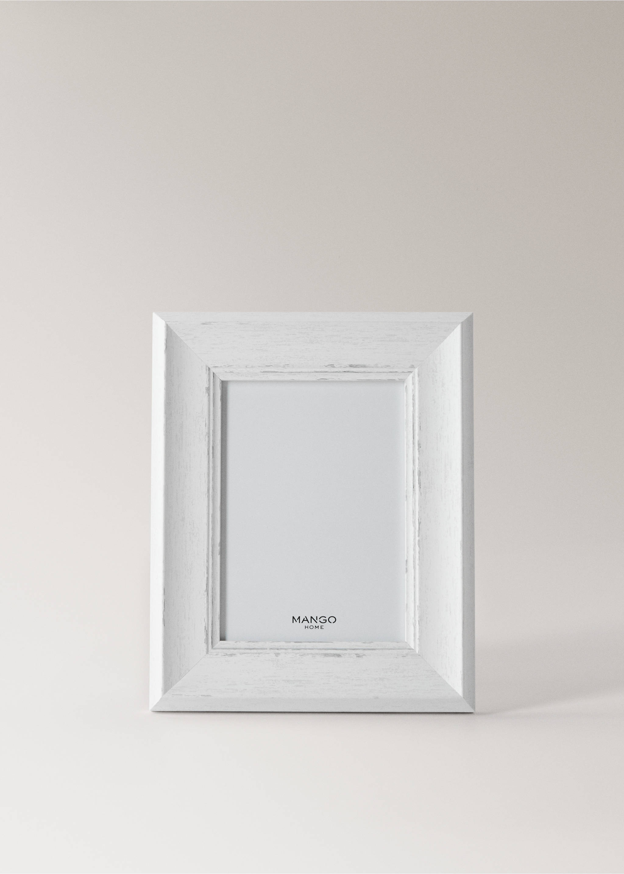 Frame with aged finish - Article without model, White. Ref: 17011541-00.