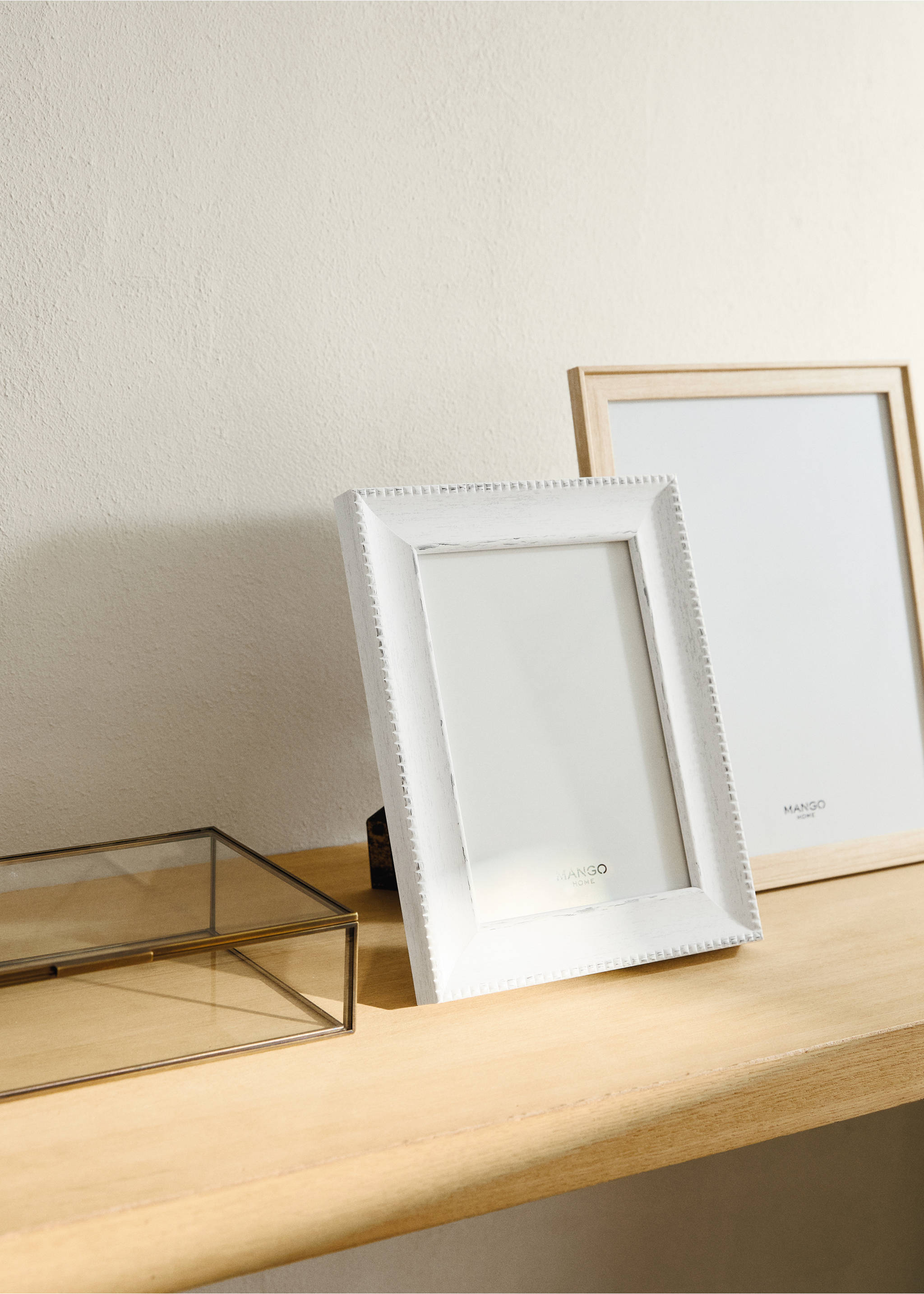 Texturált képkeret - Általános sík, Fehér. Ref: 17011544-00.