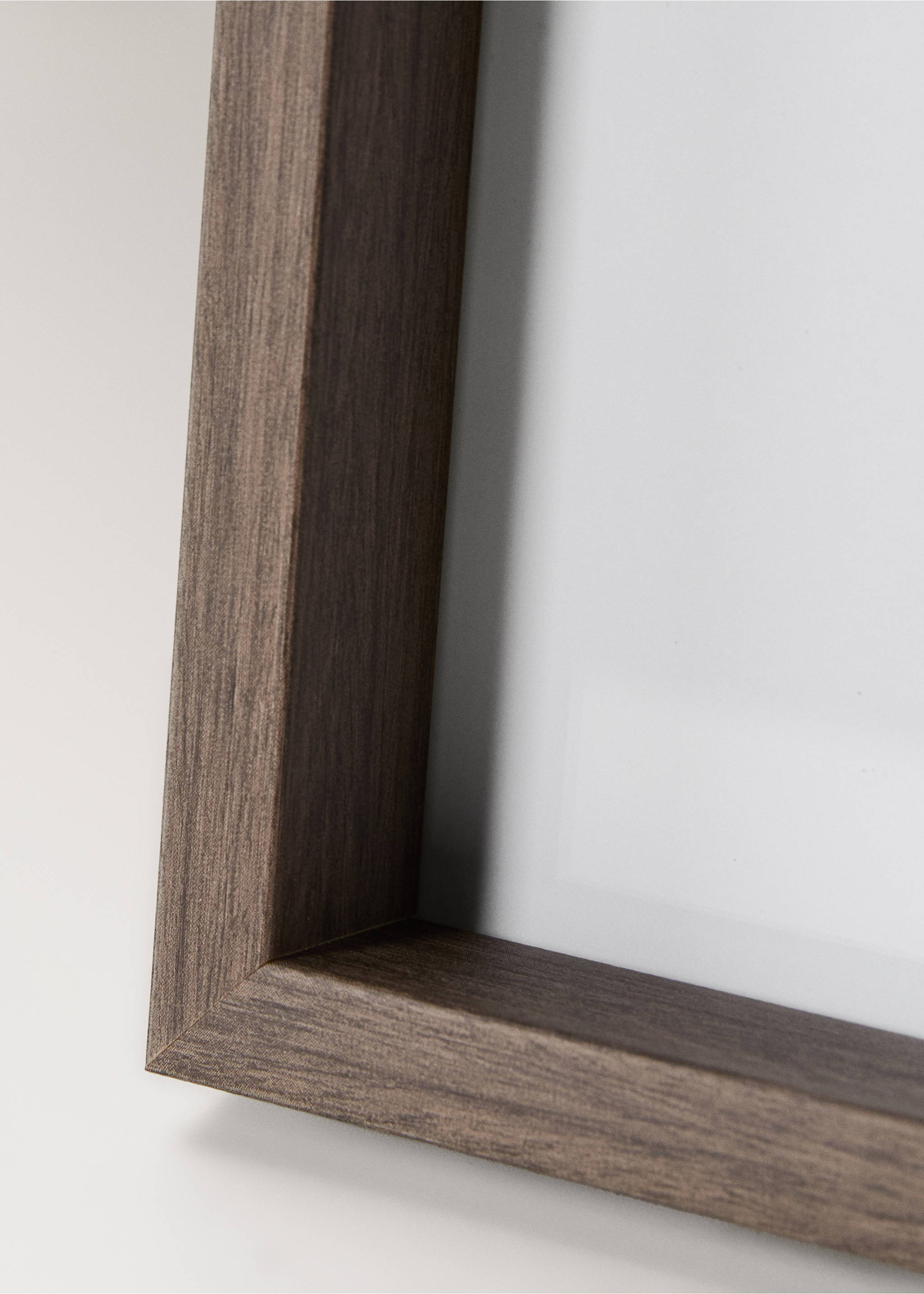 Újrahasznosított anyagból készült fotókeret - A termék adatai 2, Barna. Ref: 17011545-00.