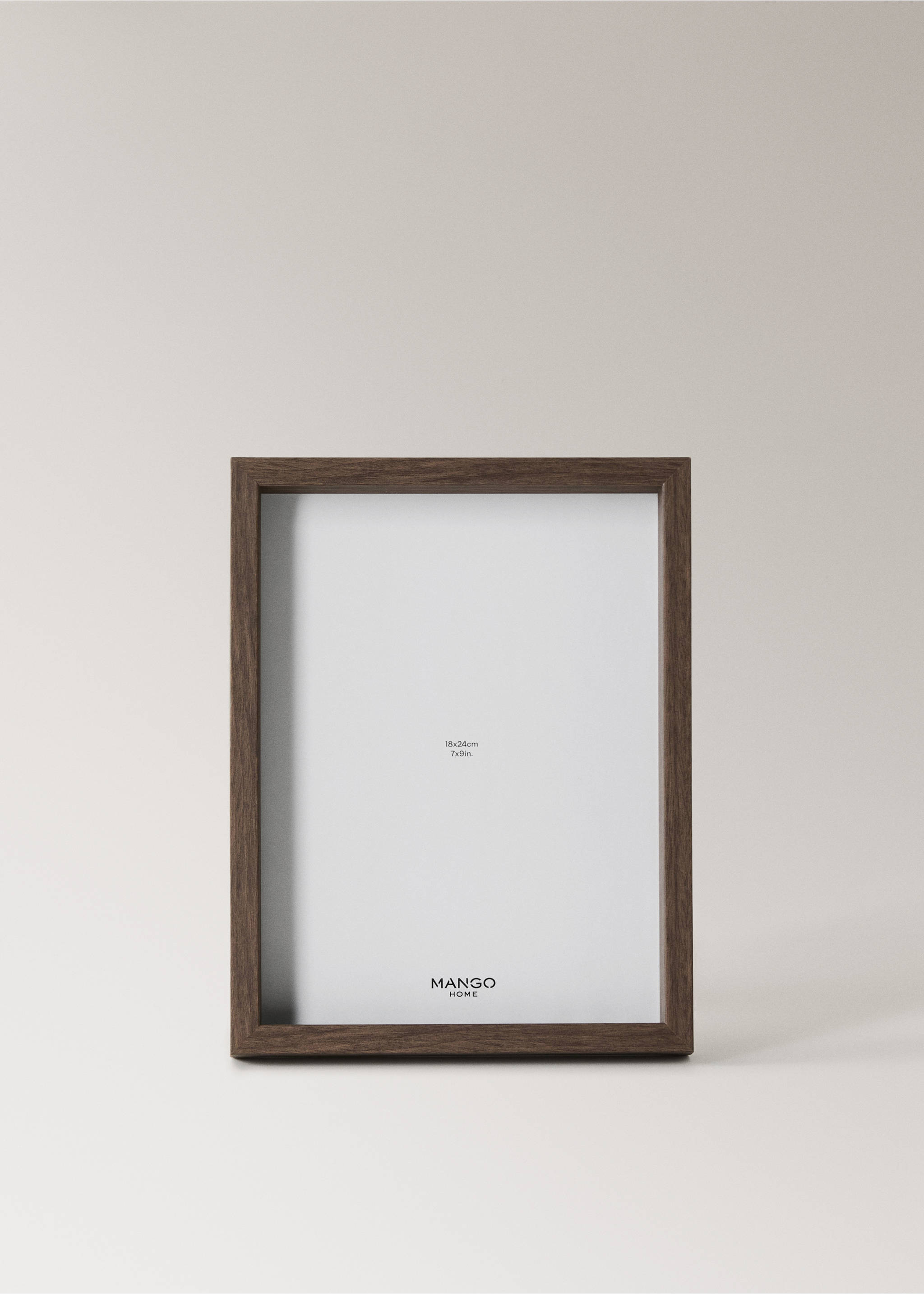 Medium recycled material frame - Article without model, Brown. Ref: 17011546-00.