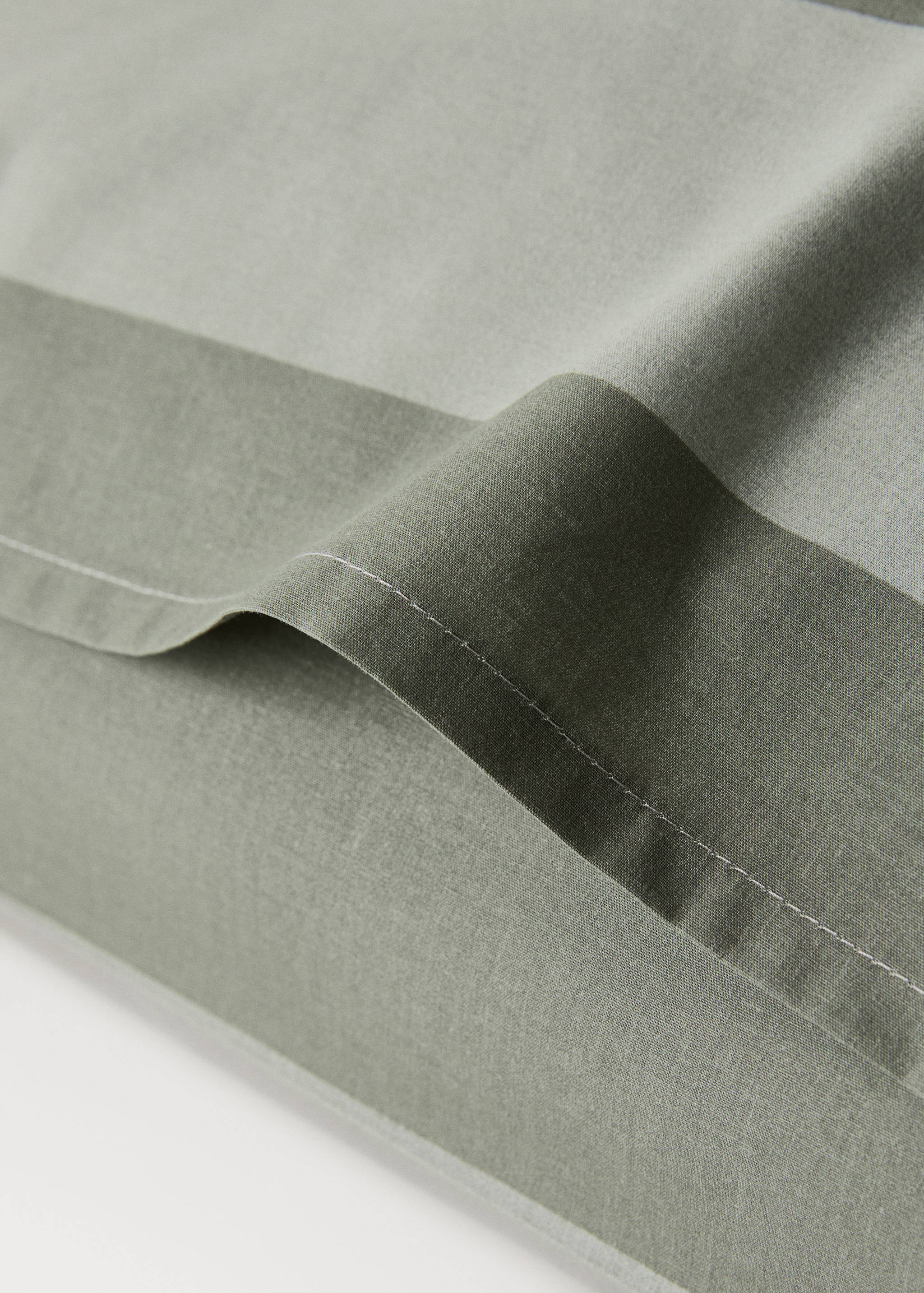 Deux taies d'oreiller en percale de coton rayures 50x75 cm - Détail de l'article 3