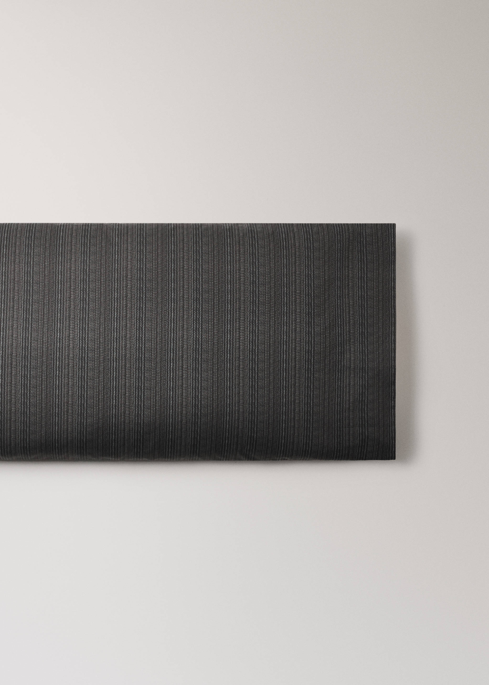 Capa de almofada de percal com estampado de alfaiataria 45x110 cm - Artigo sem modelo
