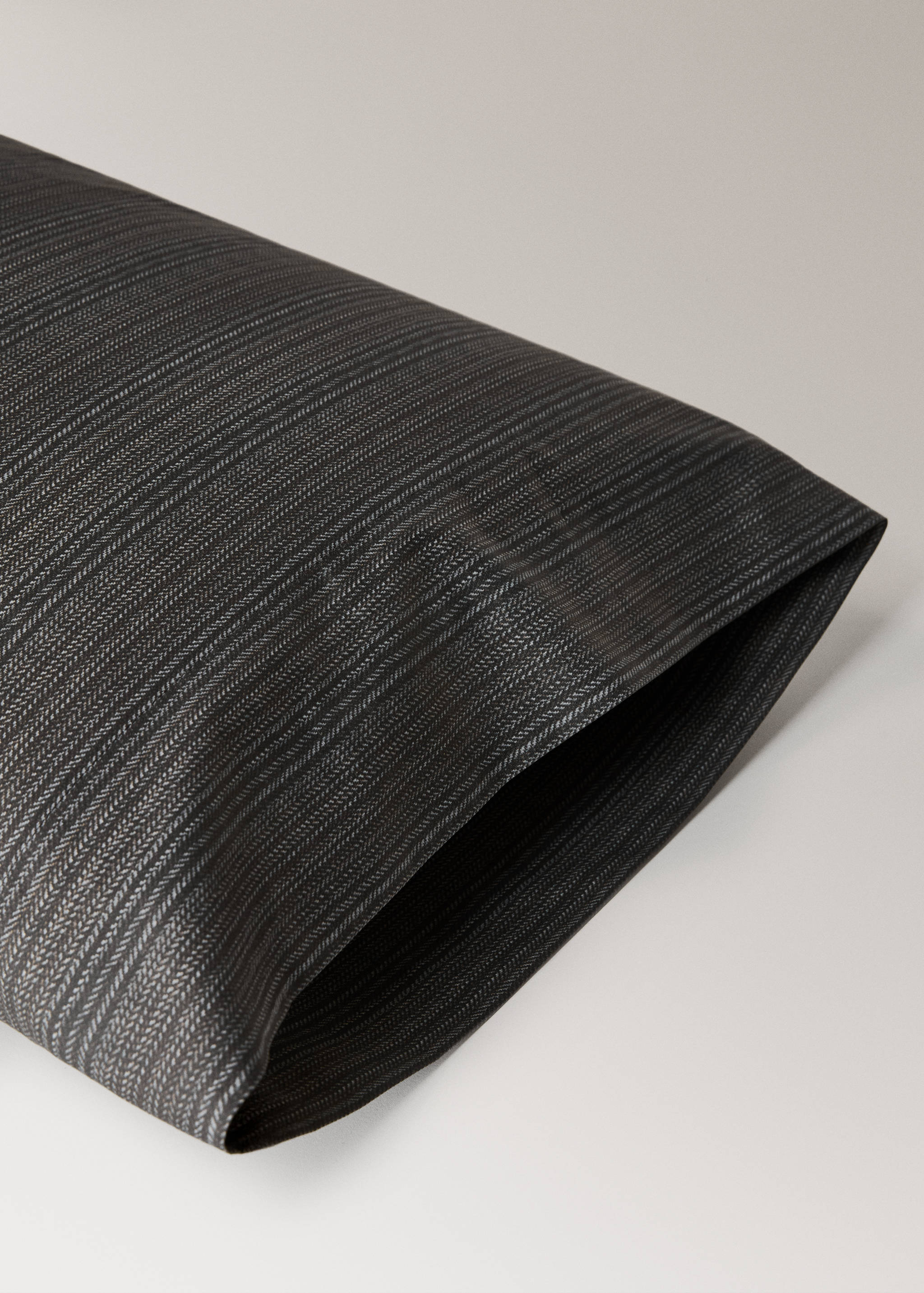Capa de almofada de percal com estampado de alfaiataria 45x110 cm - Pormenor do artigo 1