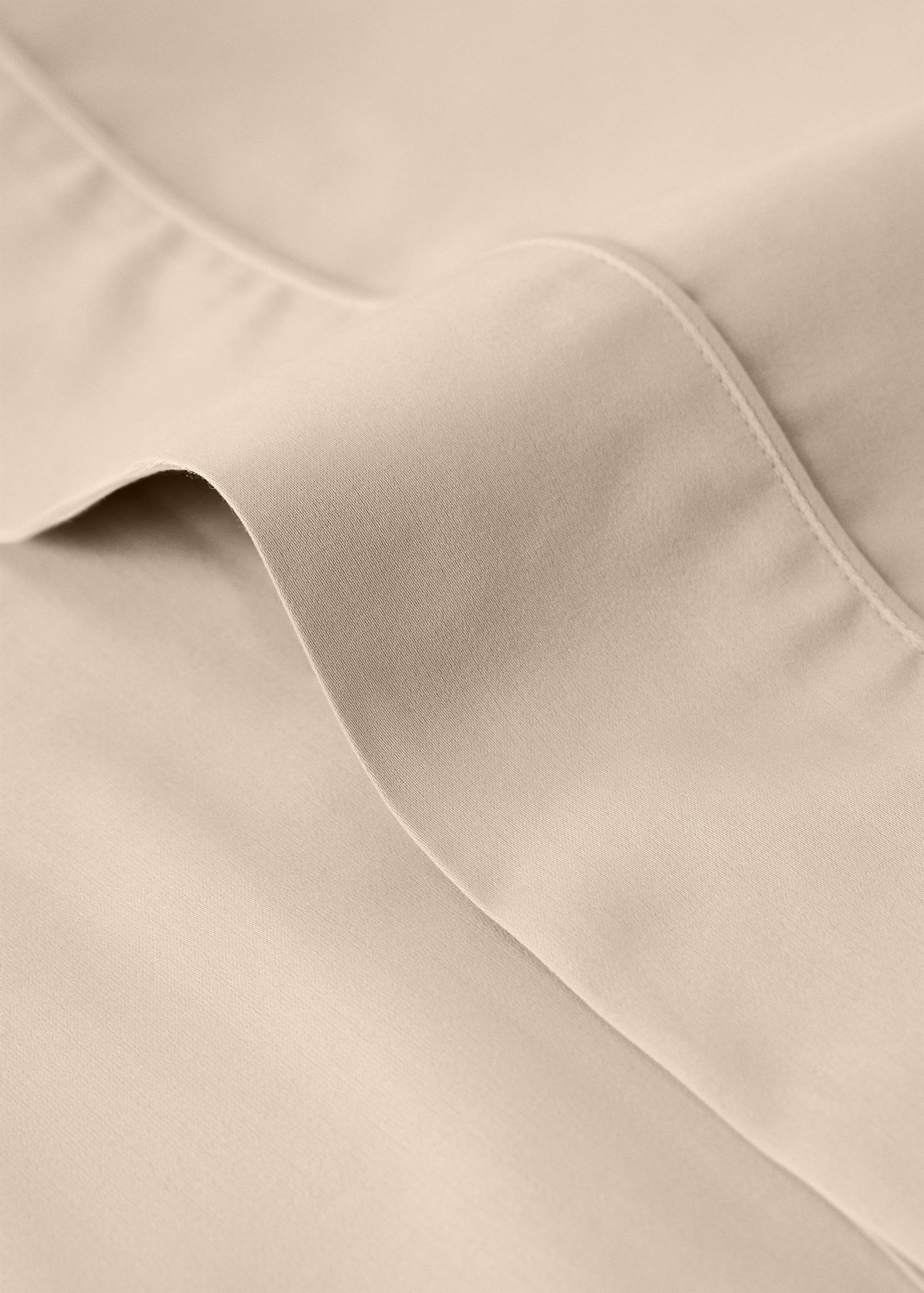600-thread count satin cotton pillowcase, 45x110 cm - Details of the article 1