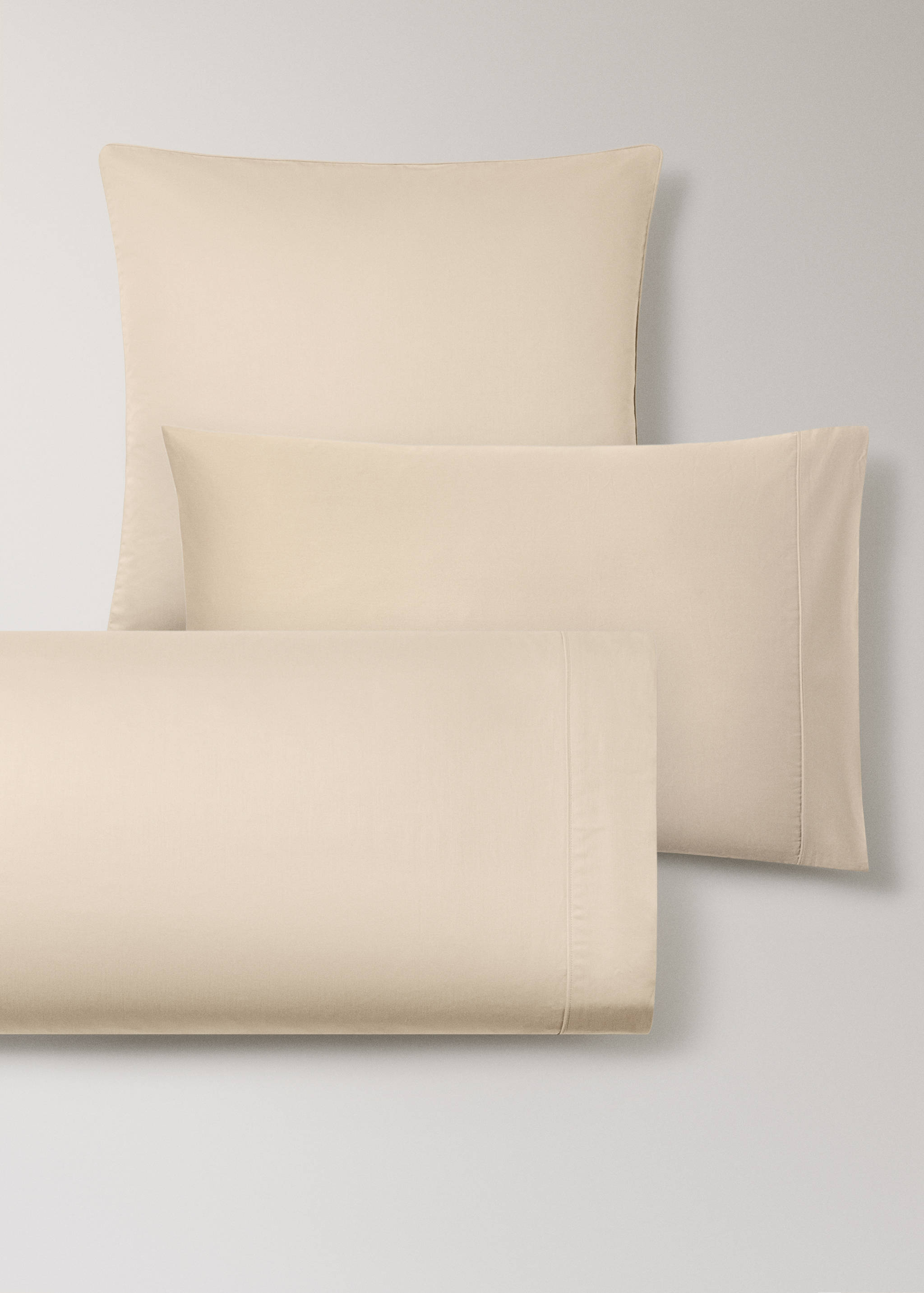 600-thread count satin cotton pillowcase, 45x110 cm - Details of the article 3