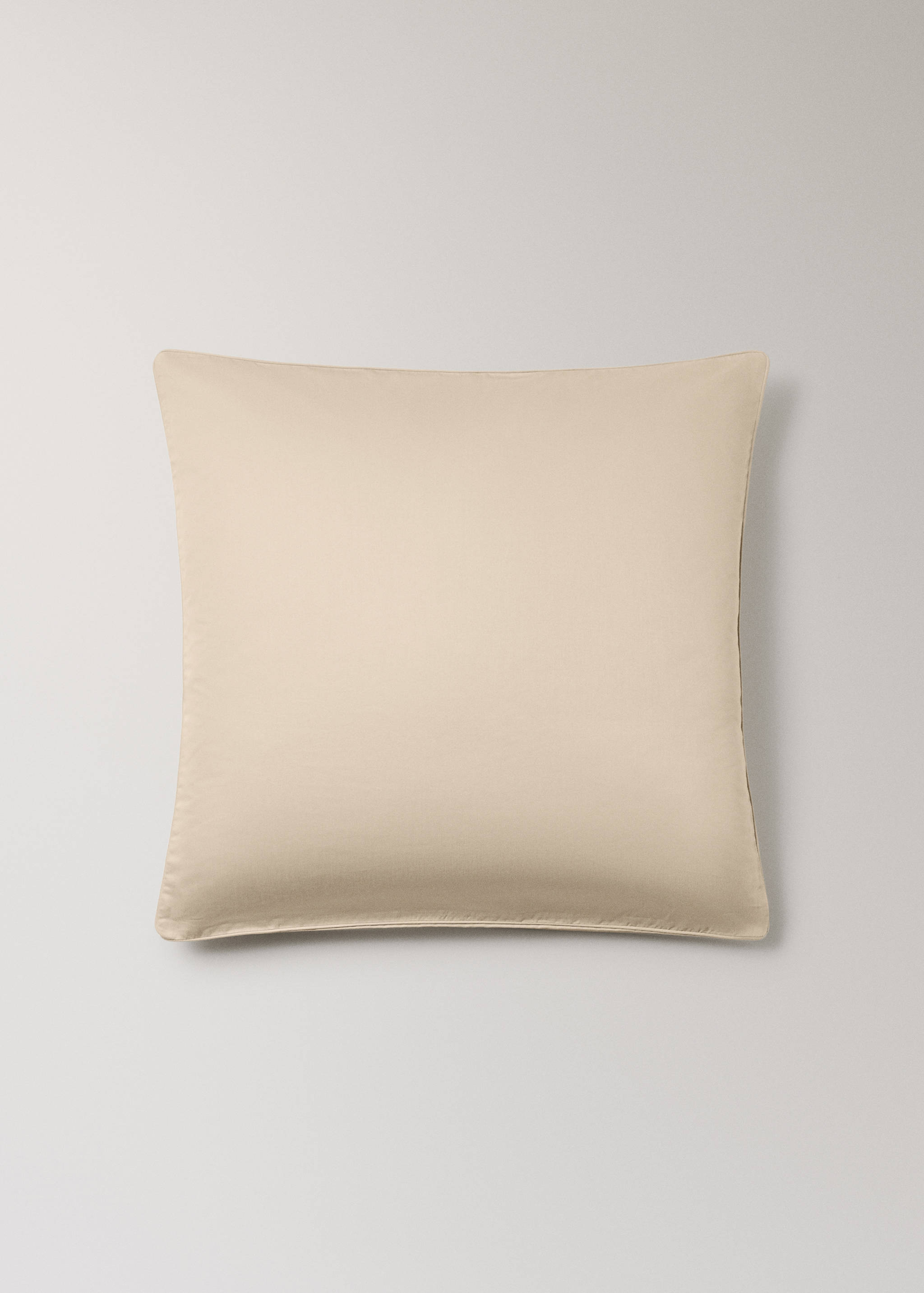 Zwei Kopfkissenbezüge aus Baumwollsatin, 600er Fadendichte, 60 x 60 cm - Artikel ohne Model