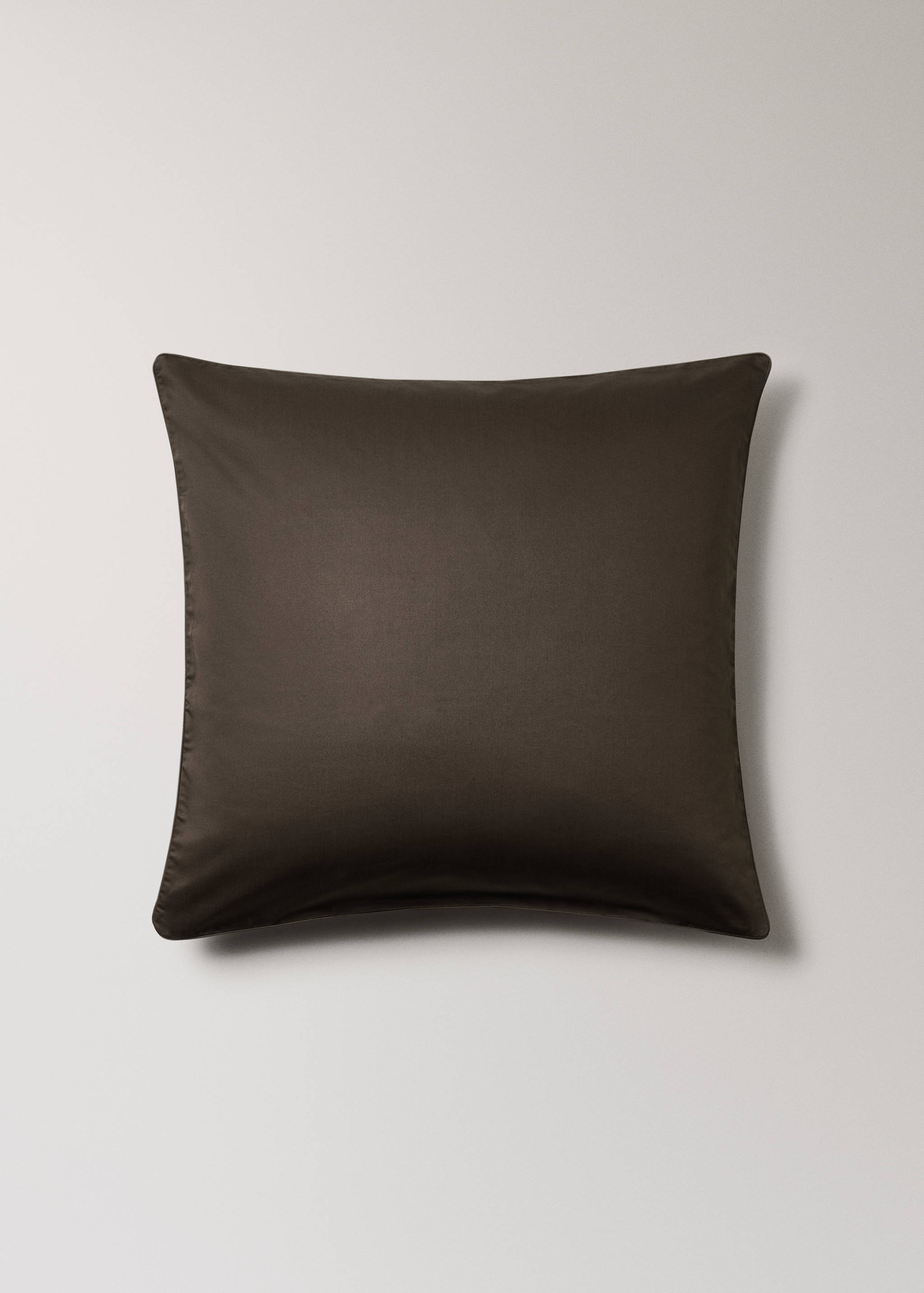 Zwei Kopfkissenbezüge aus Baumwollsatin, 600er Fadendichte, 60 x 60 cm - Artikel ohne Model