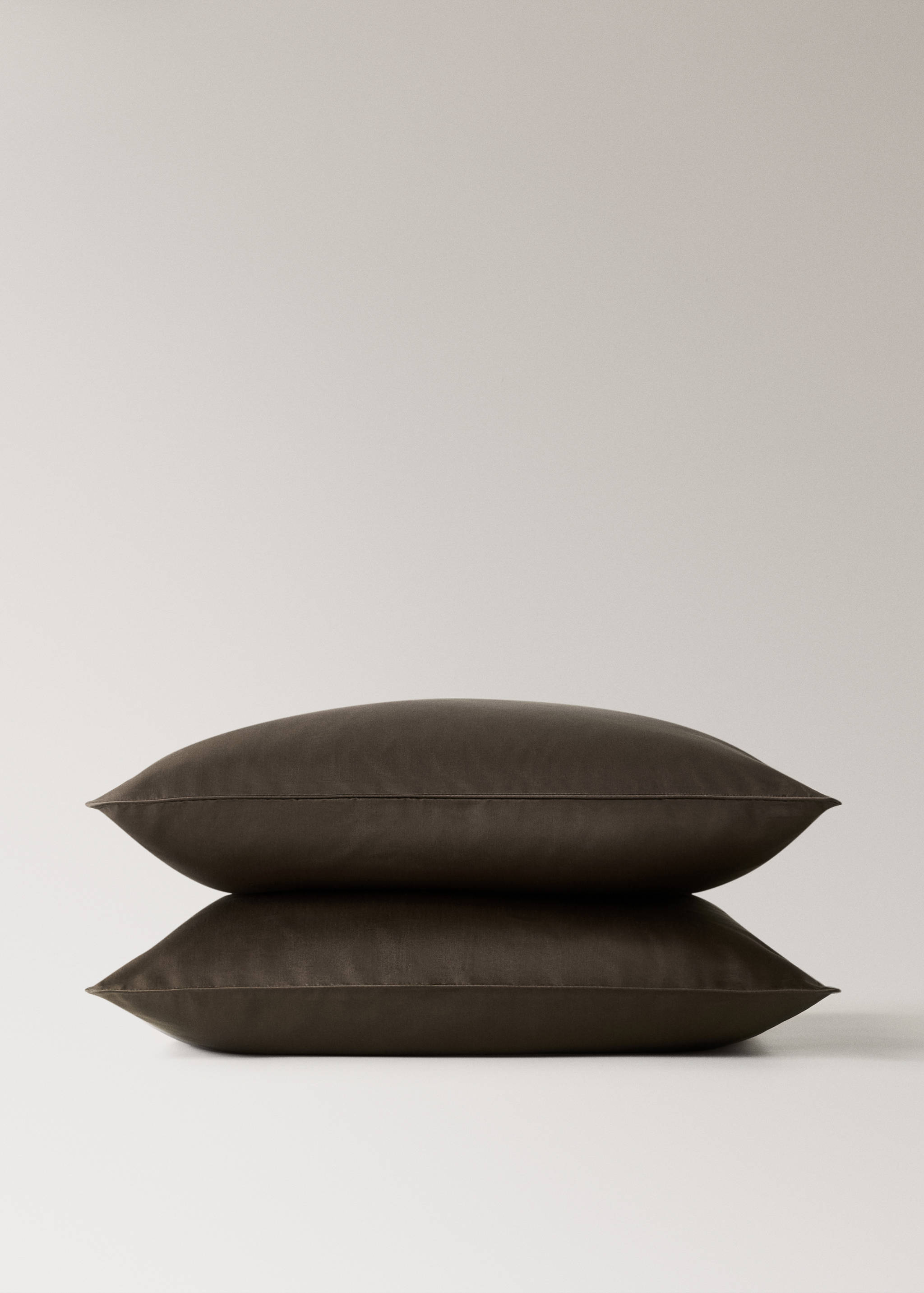 Zwei Kopfkissenbezüge aus Baumwollsatin, 600er Fadendichte, 60 x 60 cm - Detail des Artikels 3