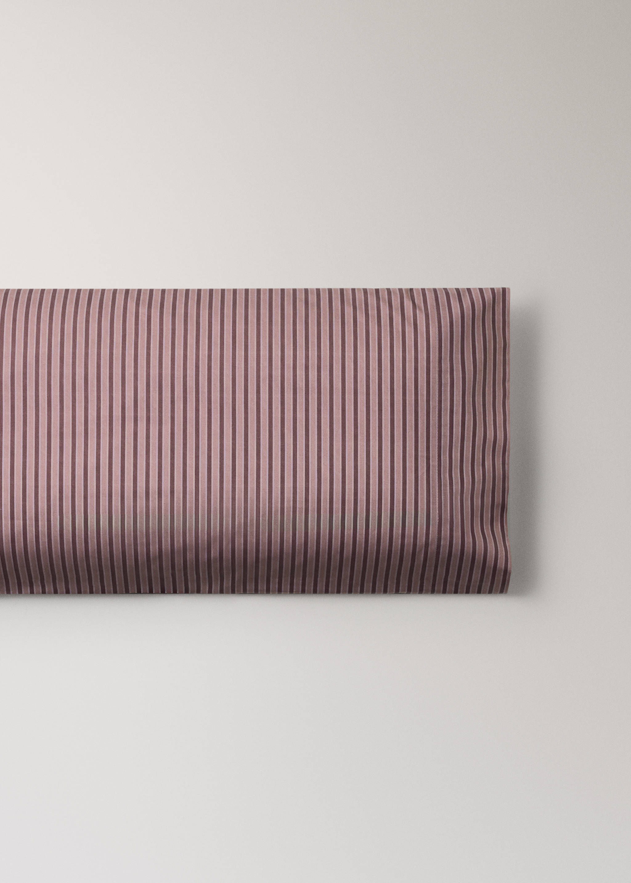 Percale cotton floral-print pillowcase 45x110 cm - Article without model