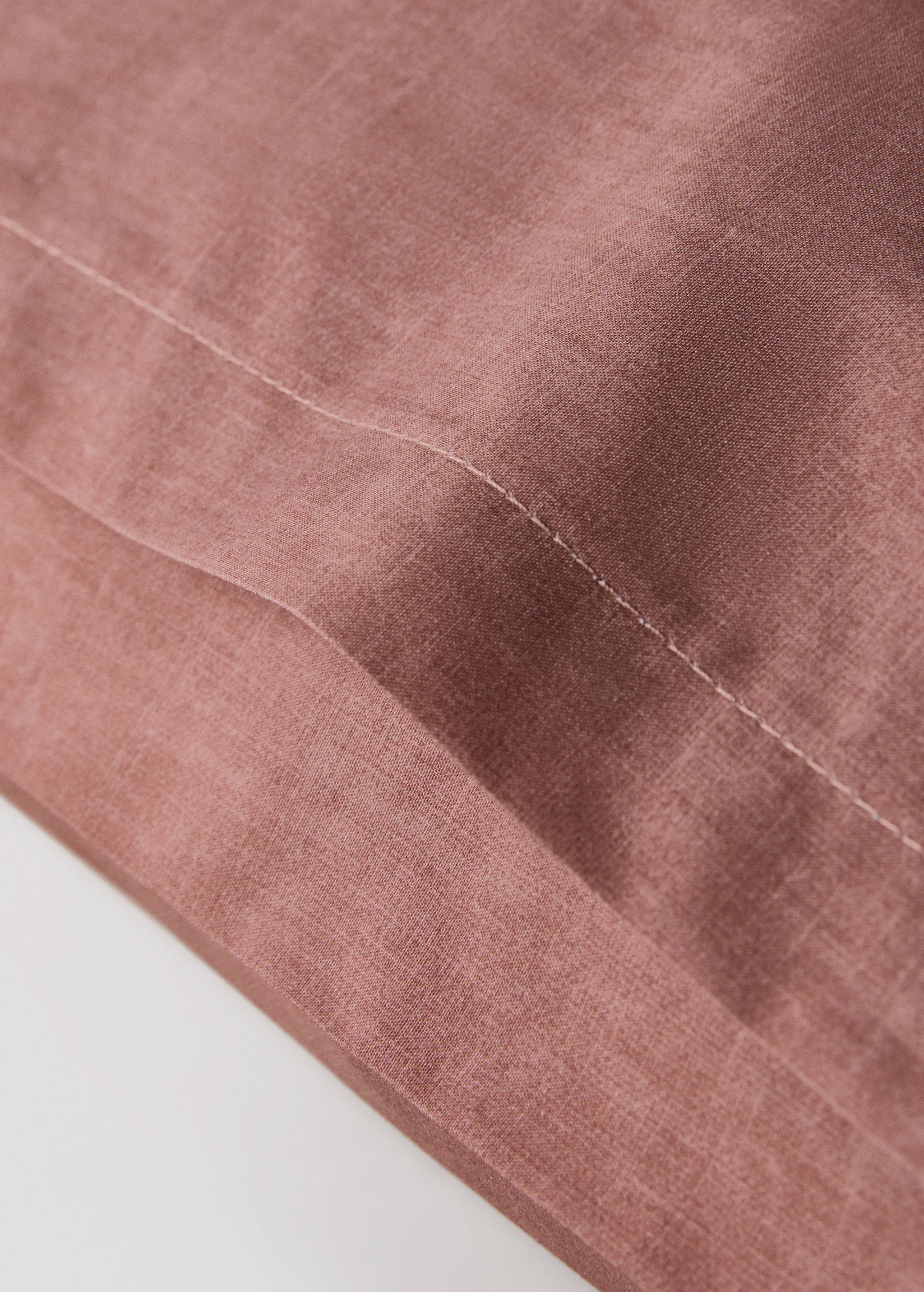 Percale cotton floral-print pillowcase 50x75 cm - Details of the article 3