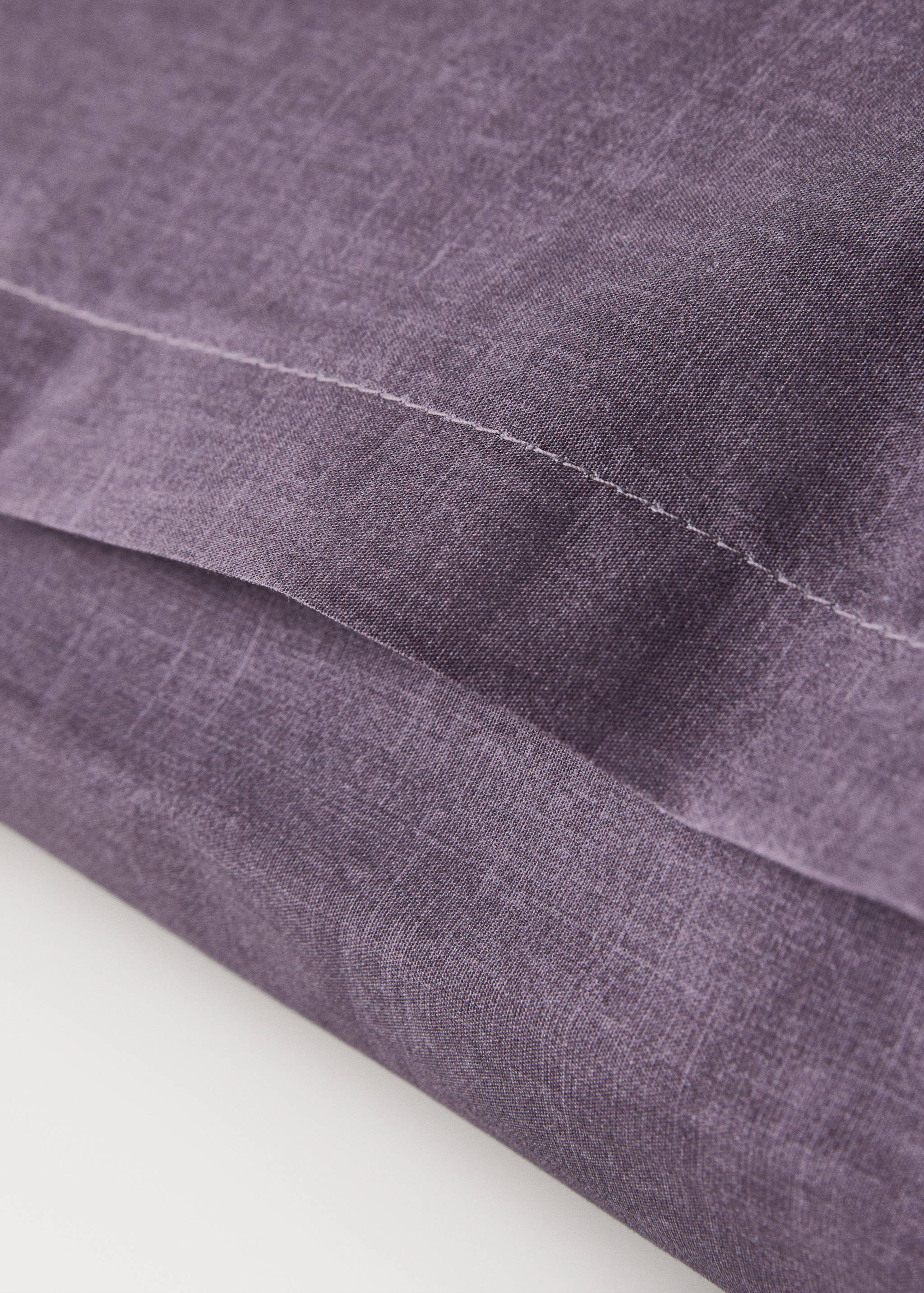 Poszewka na poduszkę z bawełnianego perkalu w kwiatowy wzór 50x75 cm - Szczegóły artykułu 3