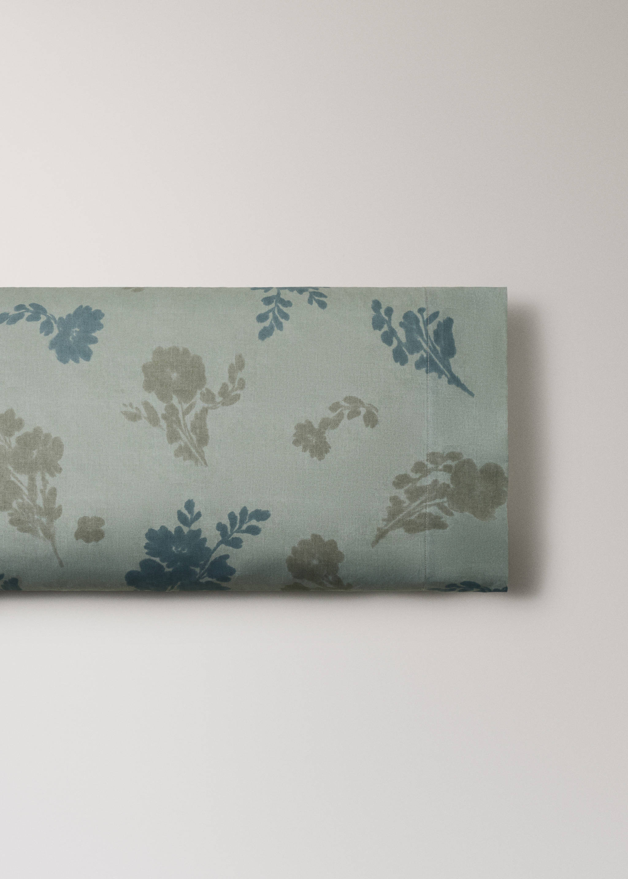 Kissenbezug aus Baumwollperkal mit 200 Fäden, verschwommene Blume, 45x110 cm - Artikel ohne Model