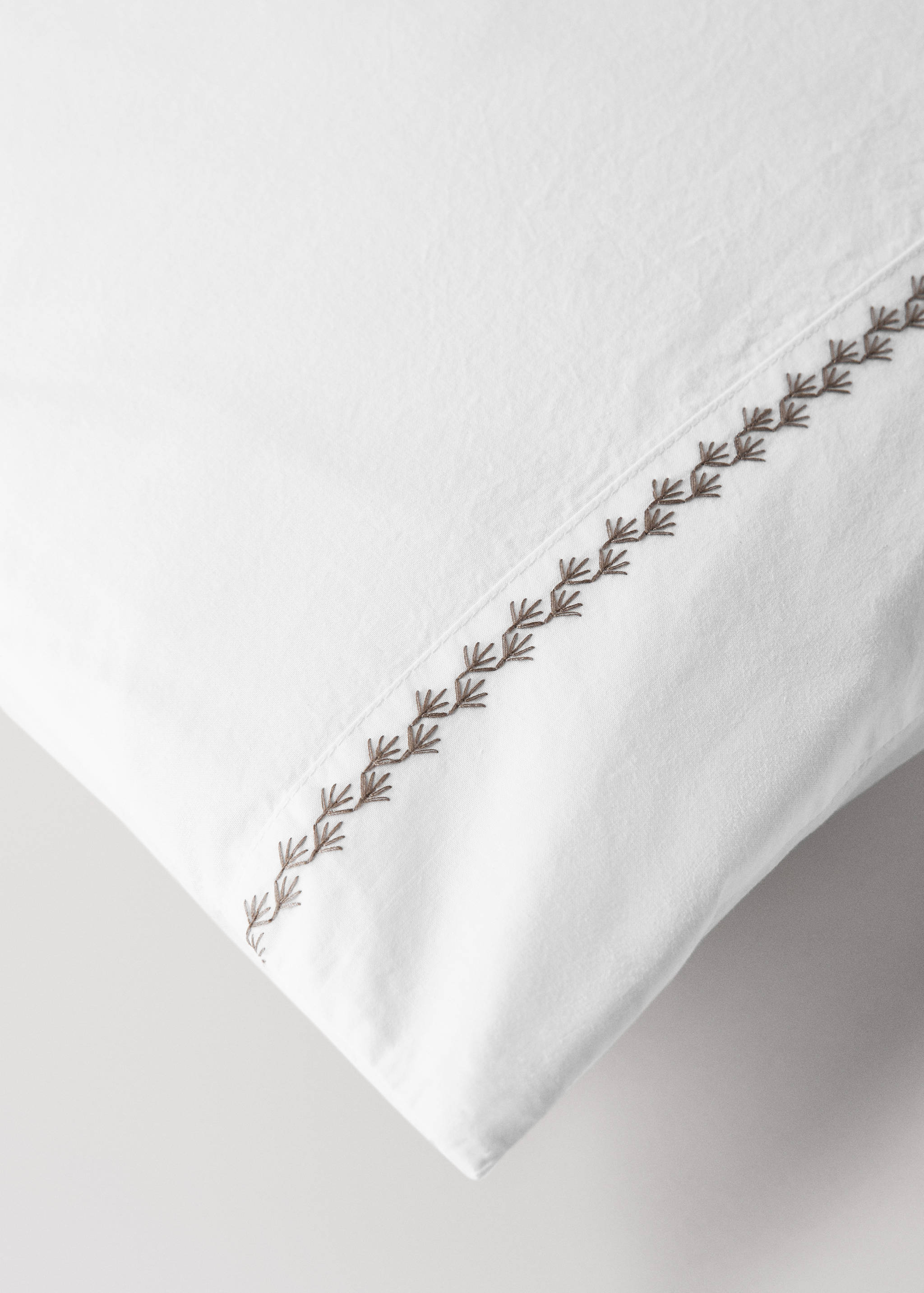 200-thread count percale cotton children's pillowcase 50x75cm - Details of the article 2