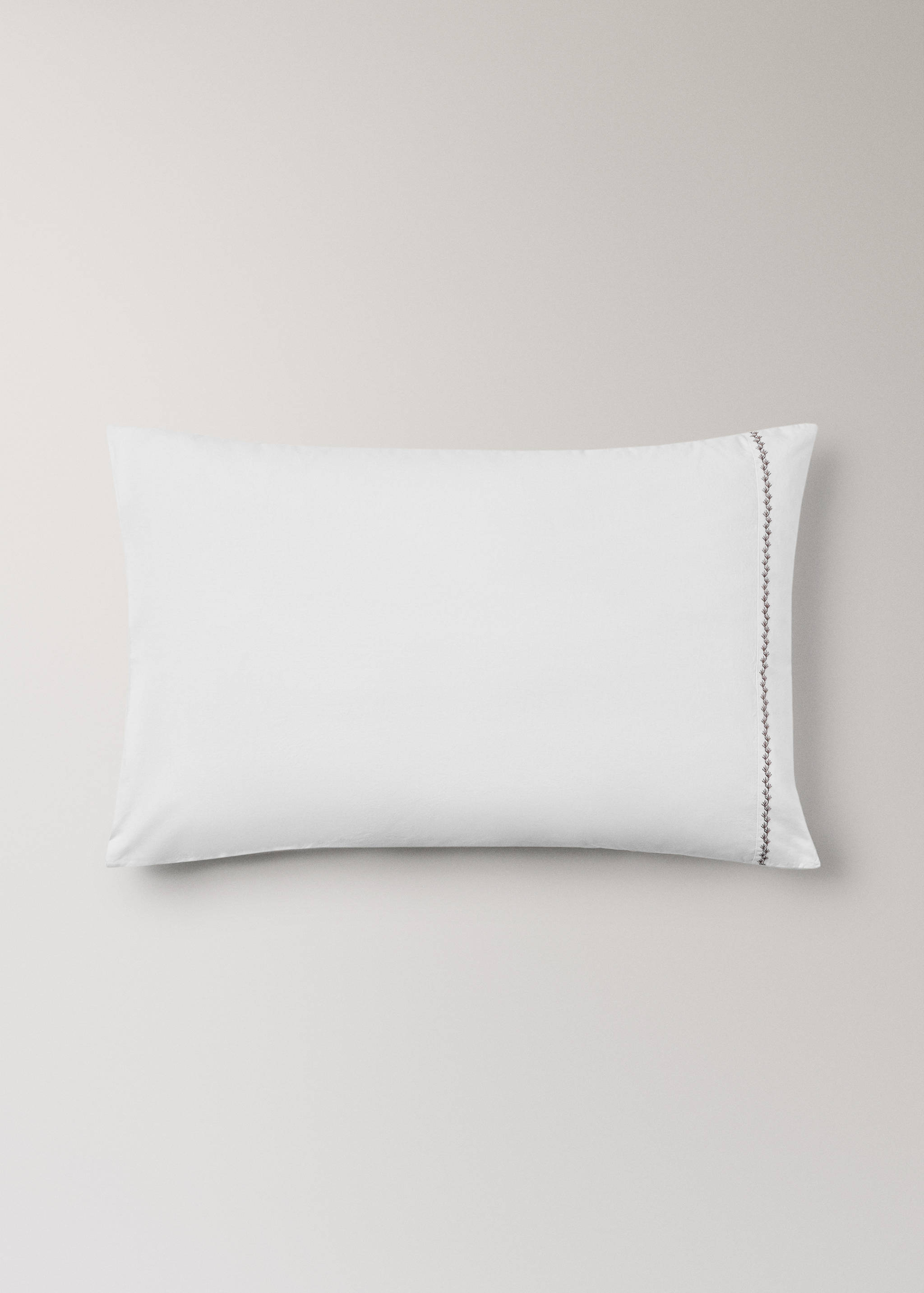 200-thread count percale cotton children's pillowcase 50x75cm - Article without model