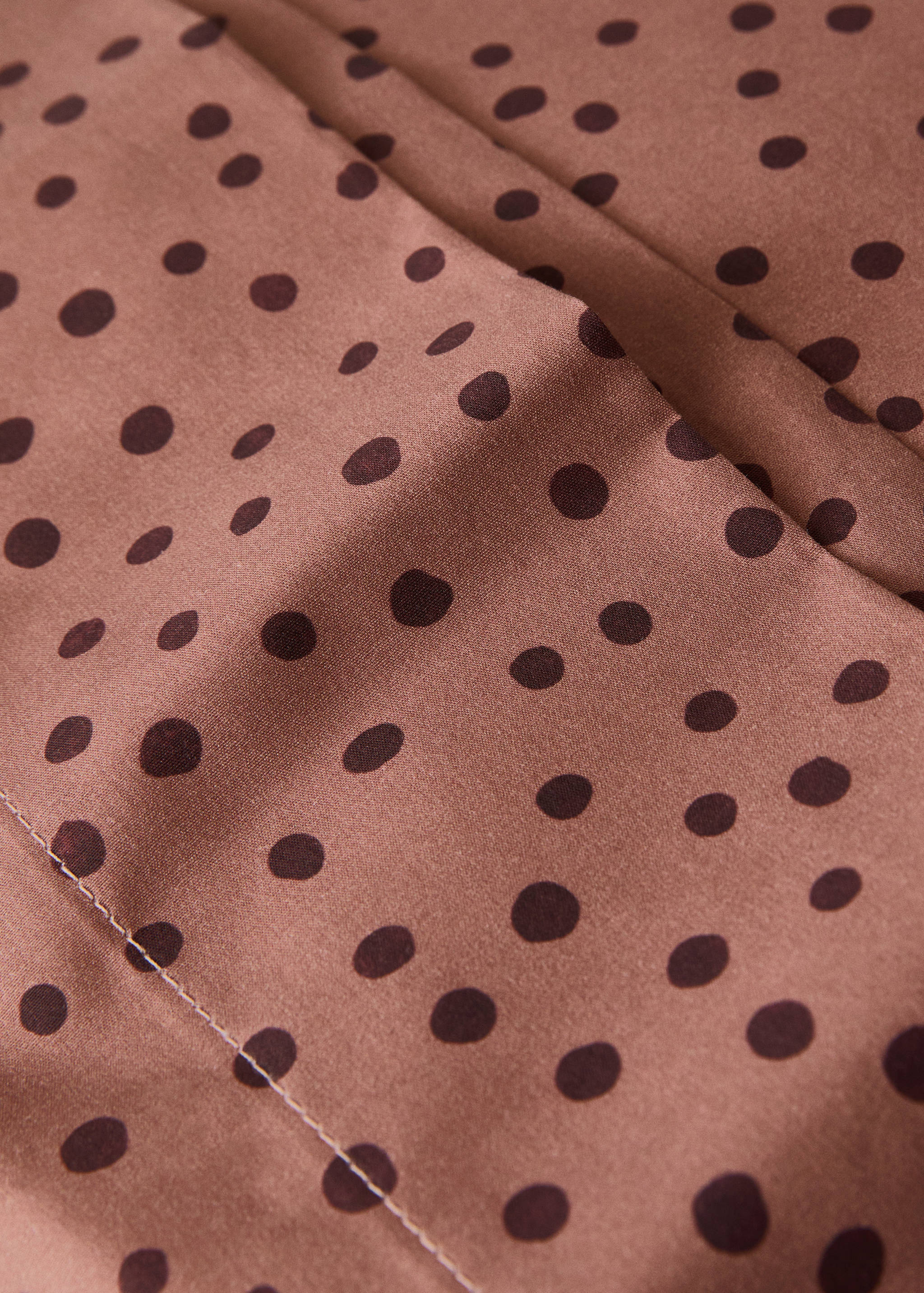 Putetrekk med prikker i bomullspercale, trådtetthet 200, 45x110 cm - Artikkeldetalj 2