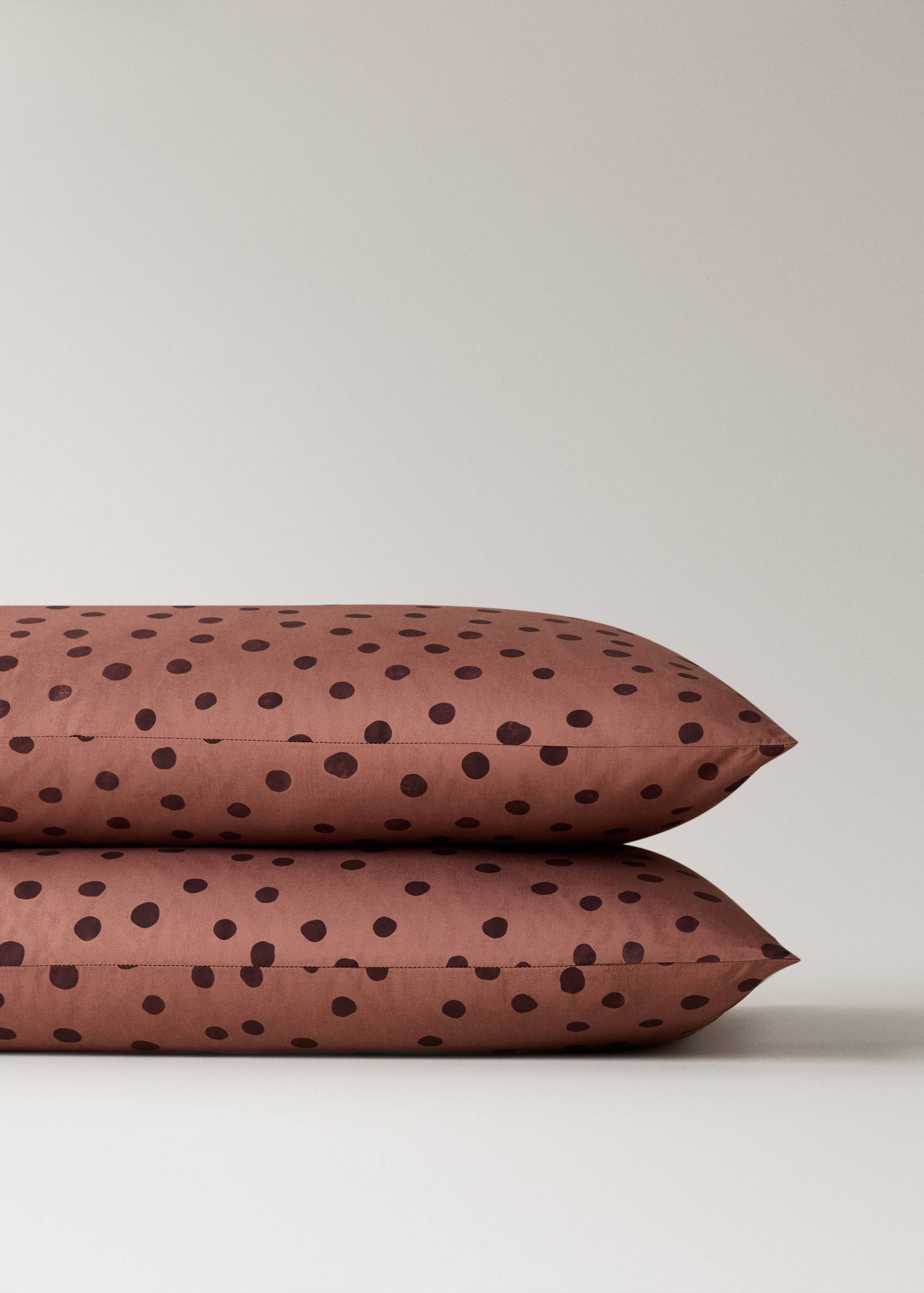 To prikkete putetrekk i bomullspercale, 200 trådtetthet, 50x75 cm - Artikkeldetalj 1