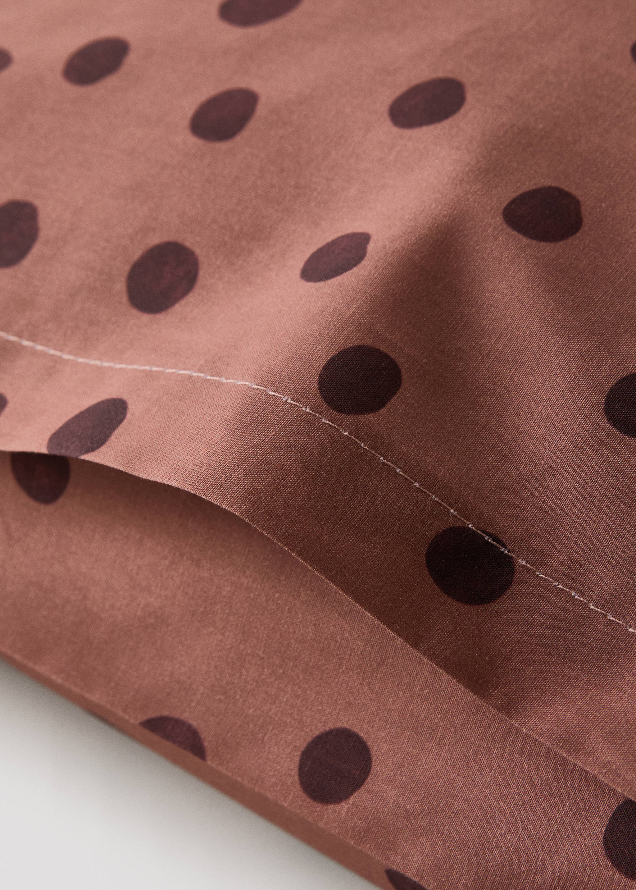 To prikkete putetrekk i bomullspercale, 200 trådtetthet, 50x75 cm - Artikkeldetalj 2