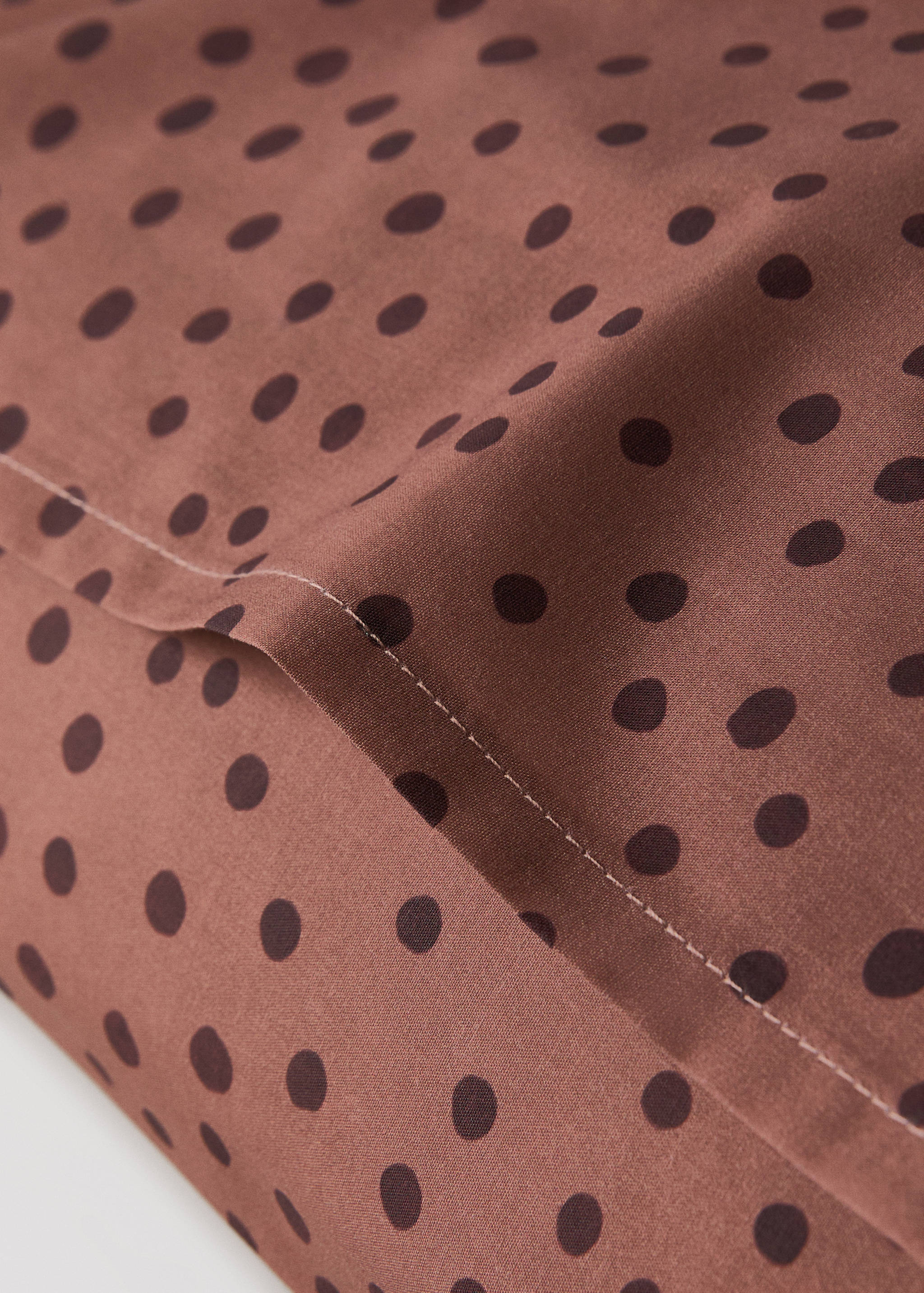 Putetrekk med prikker i bomullspercale, trådtetthet 200, 60x60 cm - Artikkeldetalj 2
