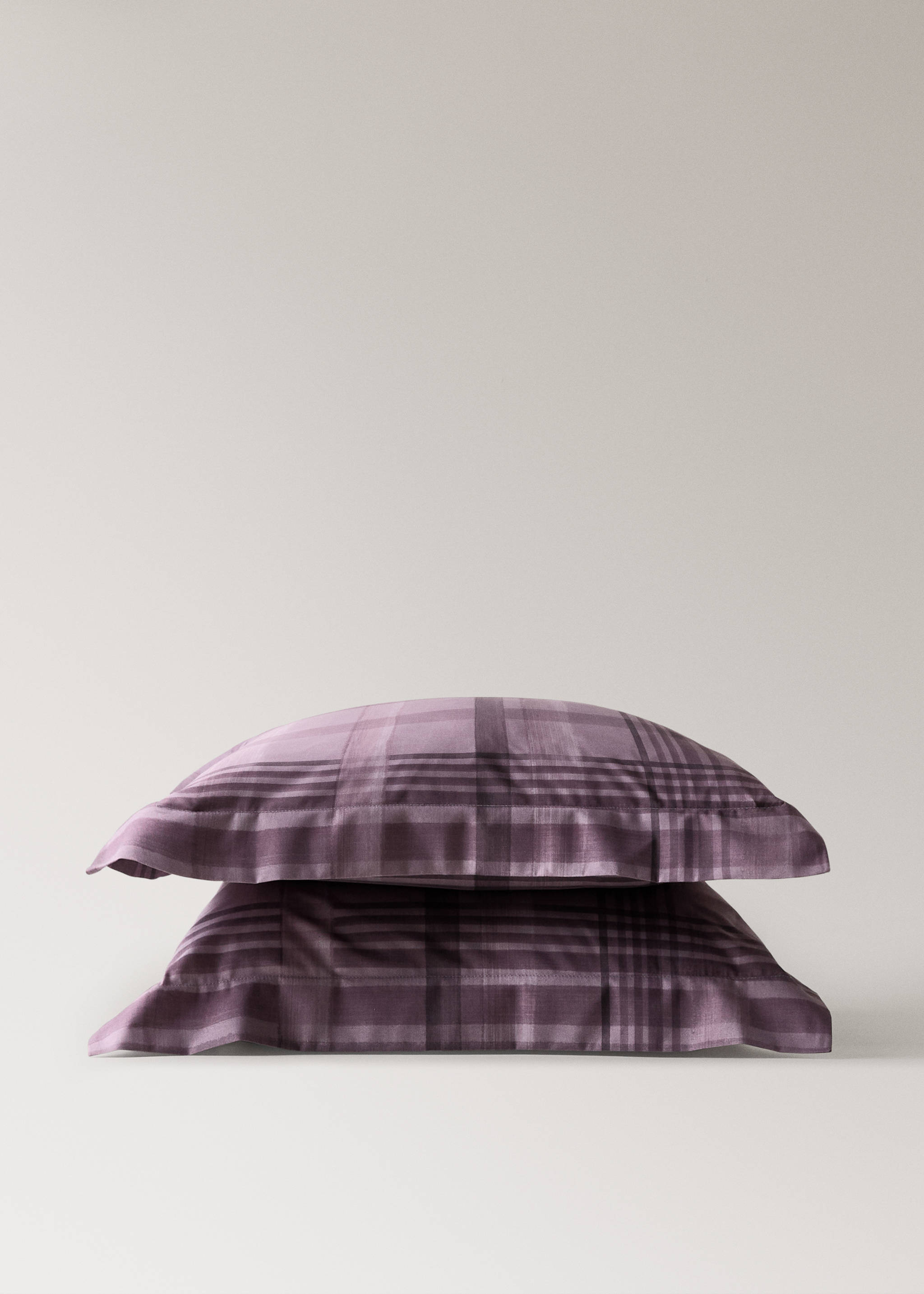 Funda almohada algodón percal estampado cuadro acuarela 60x60 cm - Detalle del artículo 1