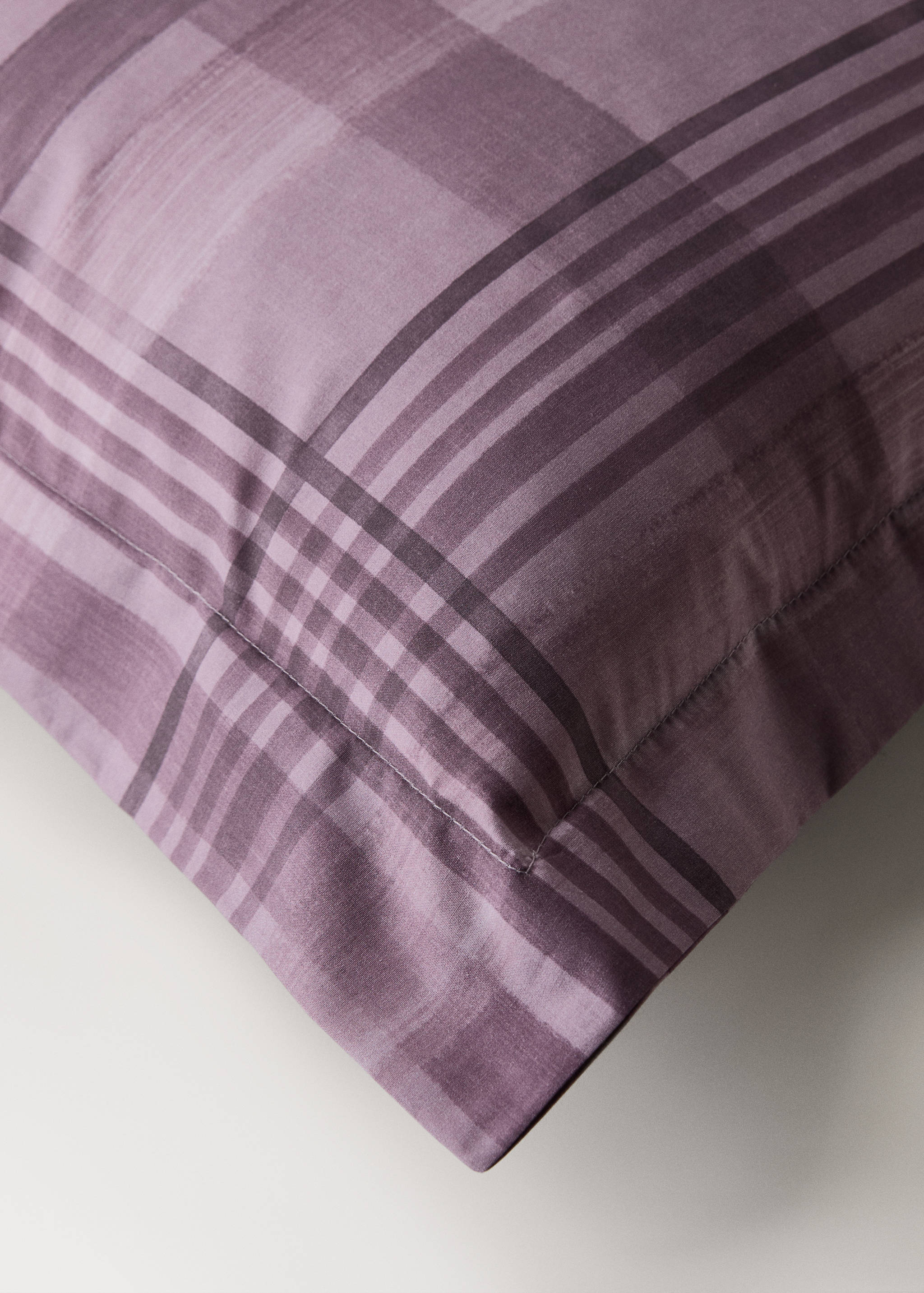 Funda almohada algodón percal estampado cuadro acuarela 60x60 cm - Detalle del artículo 2