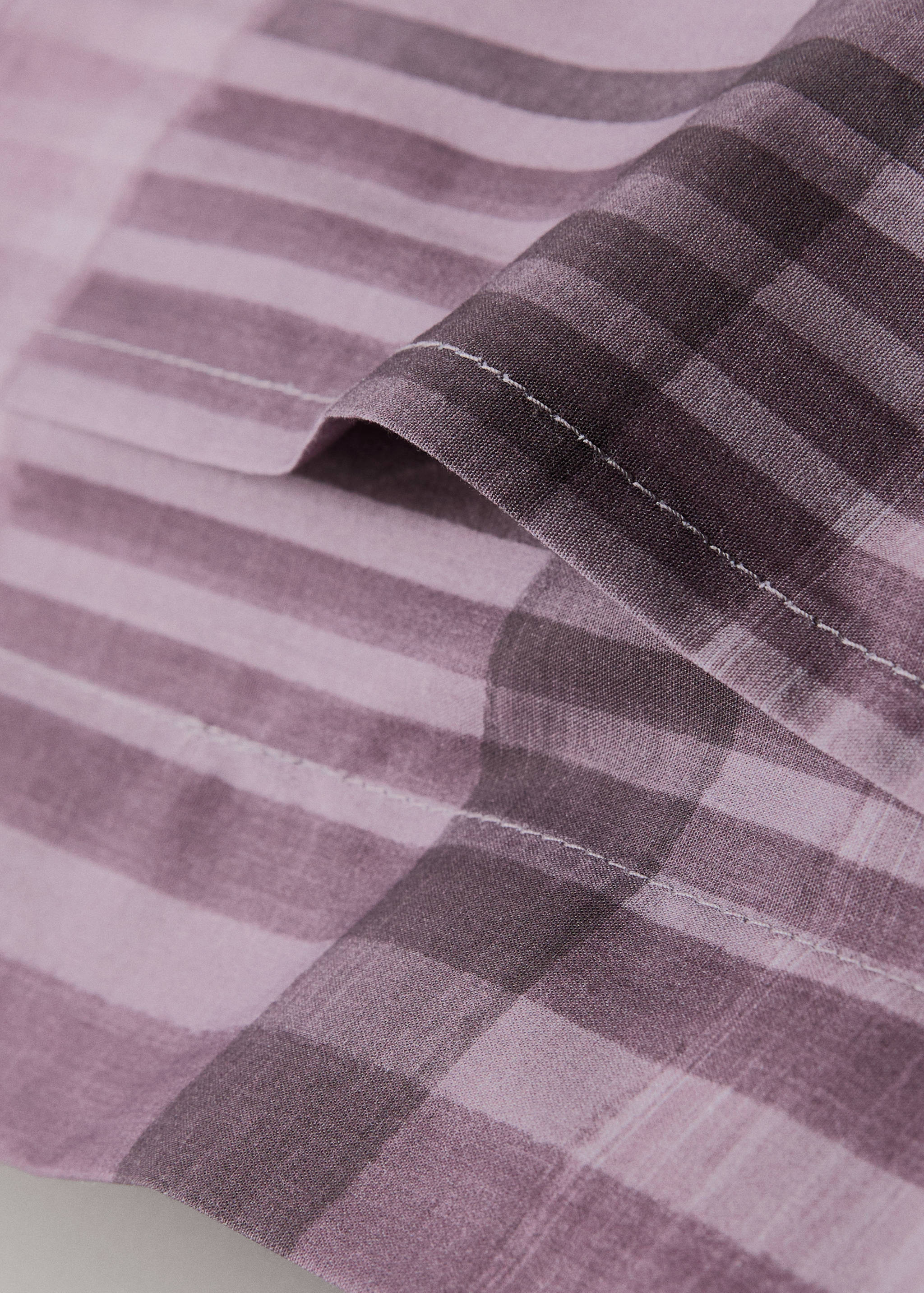 Funda almohada algodón percal estampado cuadro acuarela 60x60 cm - Detalle del artículo 3