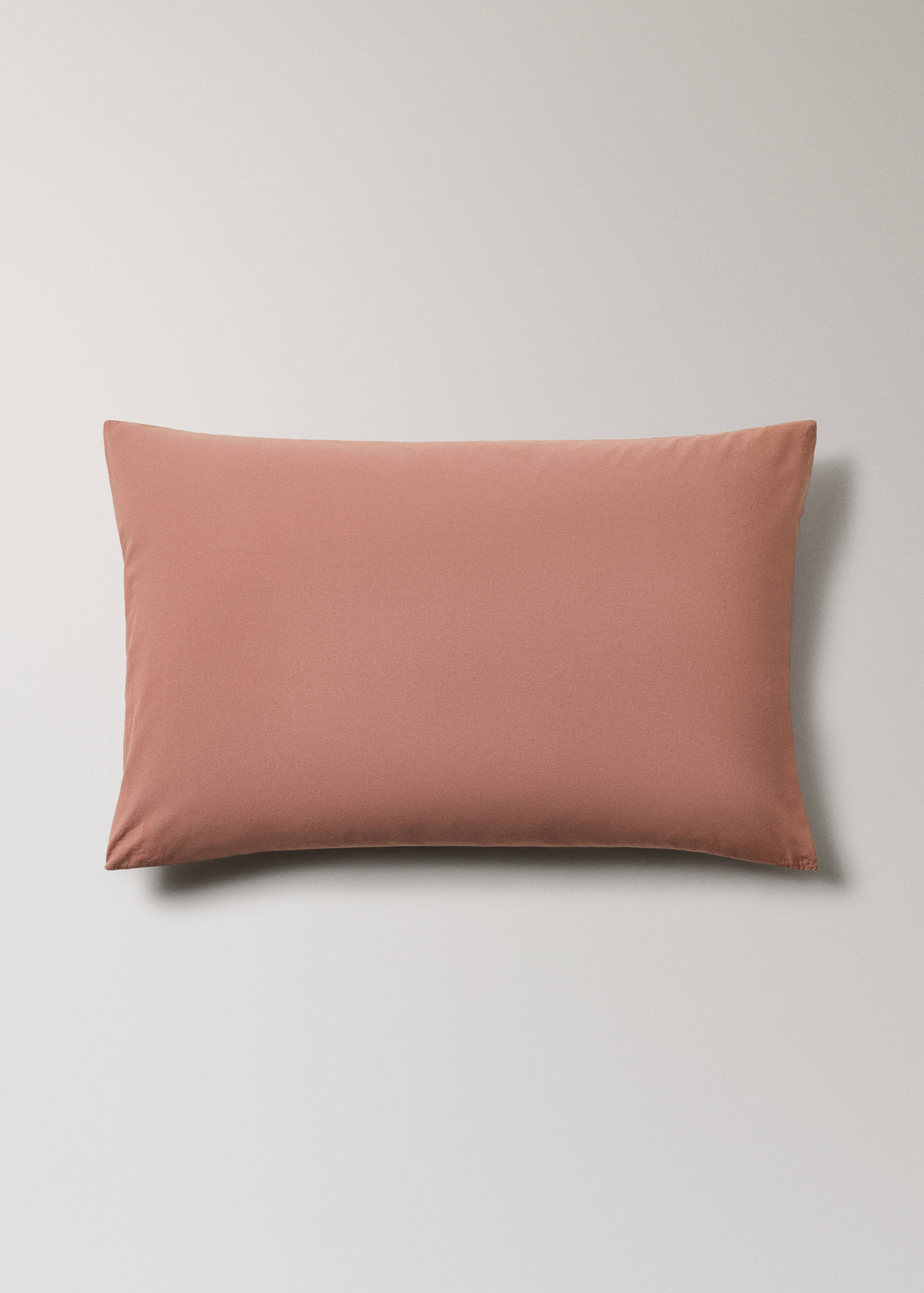 Deux taies d’oreiller coton lavé nœuds 50x75 cm - Article sans modèle